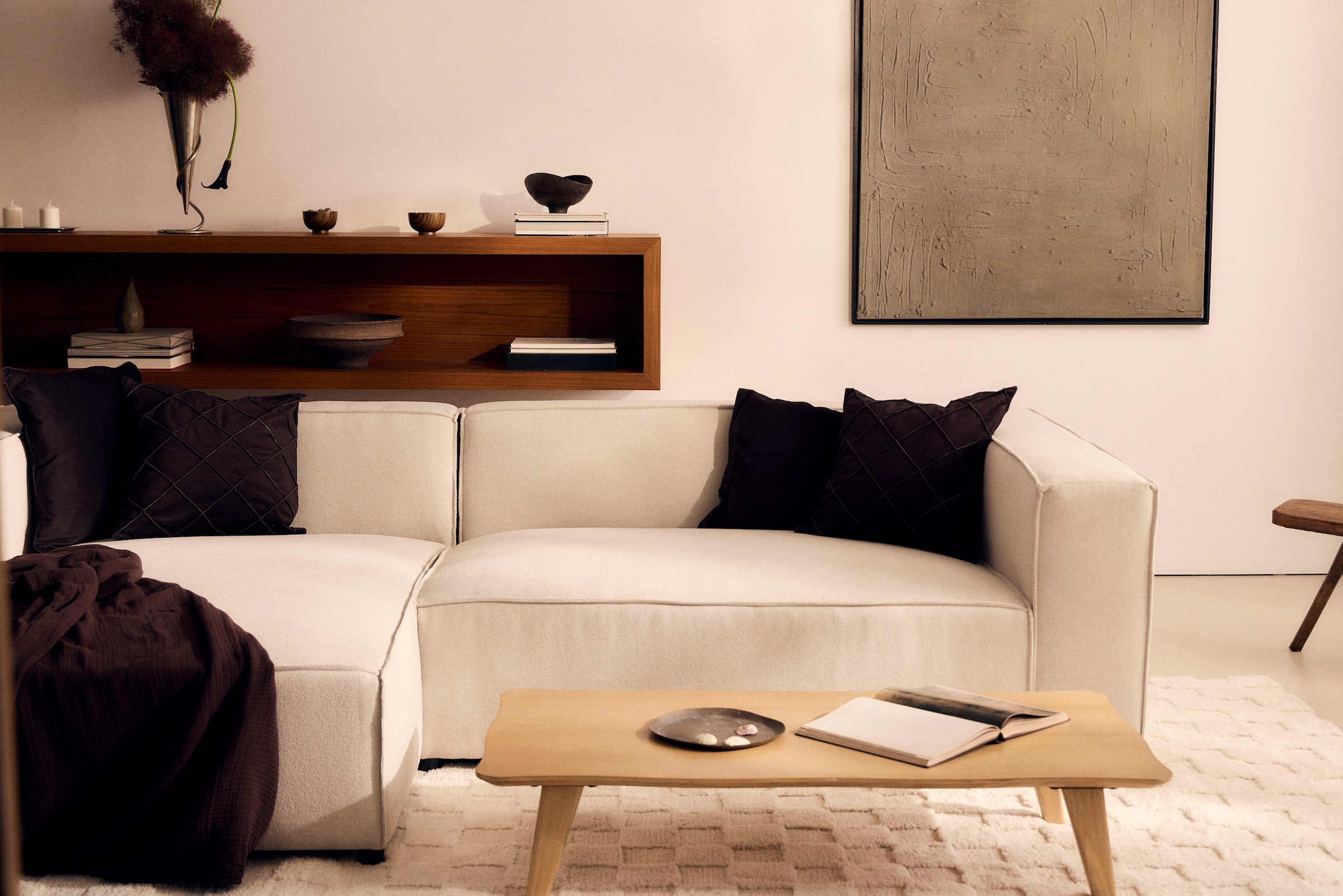LeGer Home by Lena Gercke Dekokissen »LADINA, 1 Stk, Samt, Stehsaum - Kissenhülle ohne Füllung« Samt, mit Stehsaum, Kissenhülle ohne Füllung, 1 Stück 50 x 50 cm