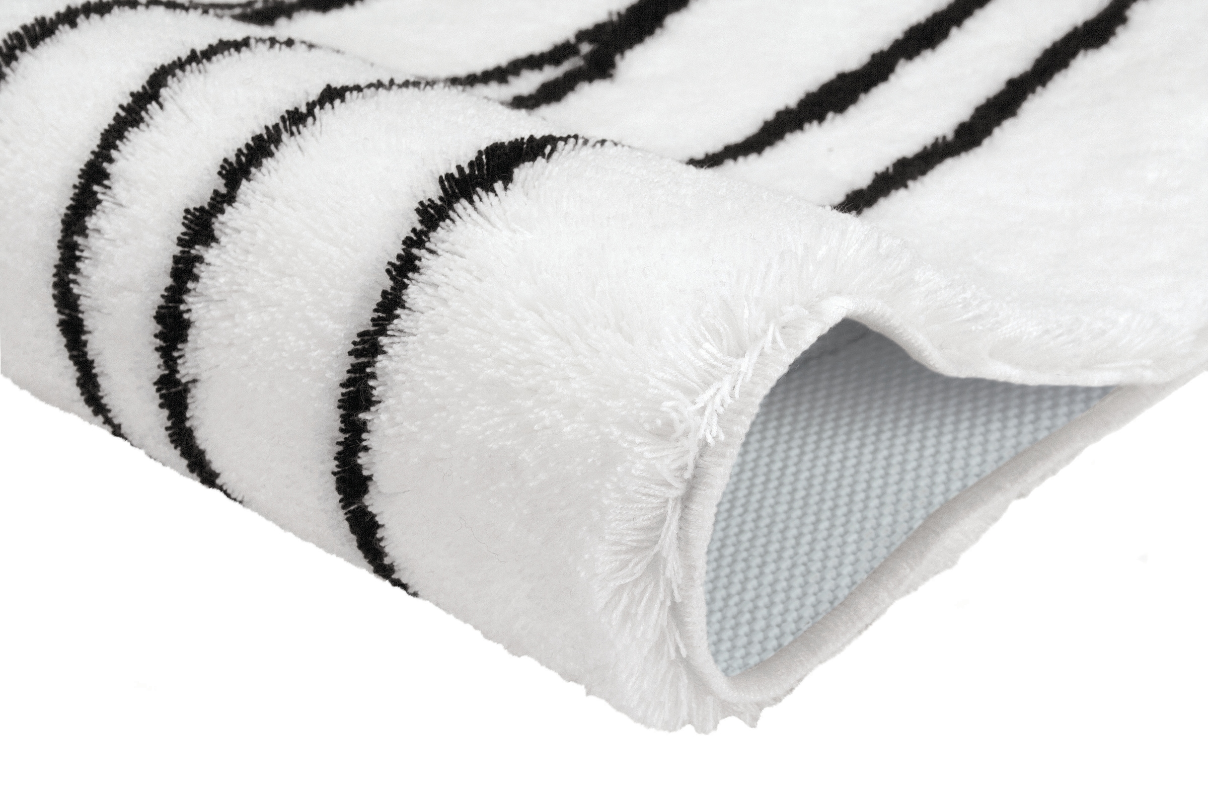 Kleine Wolke Badematte »Tira«, rutschhemmend beschichtet, fußbodenheizungsgeeignet, Badteppich, modernes Streifen Design, waschbar