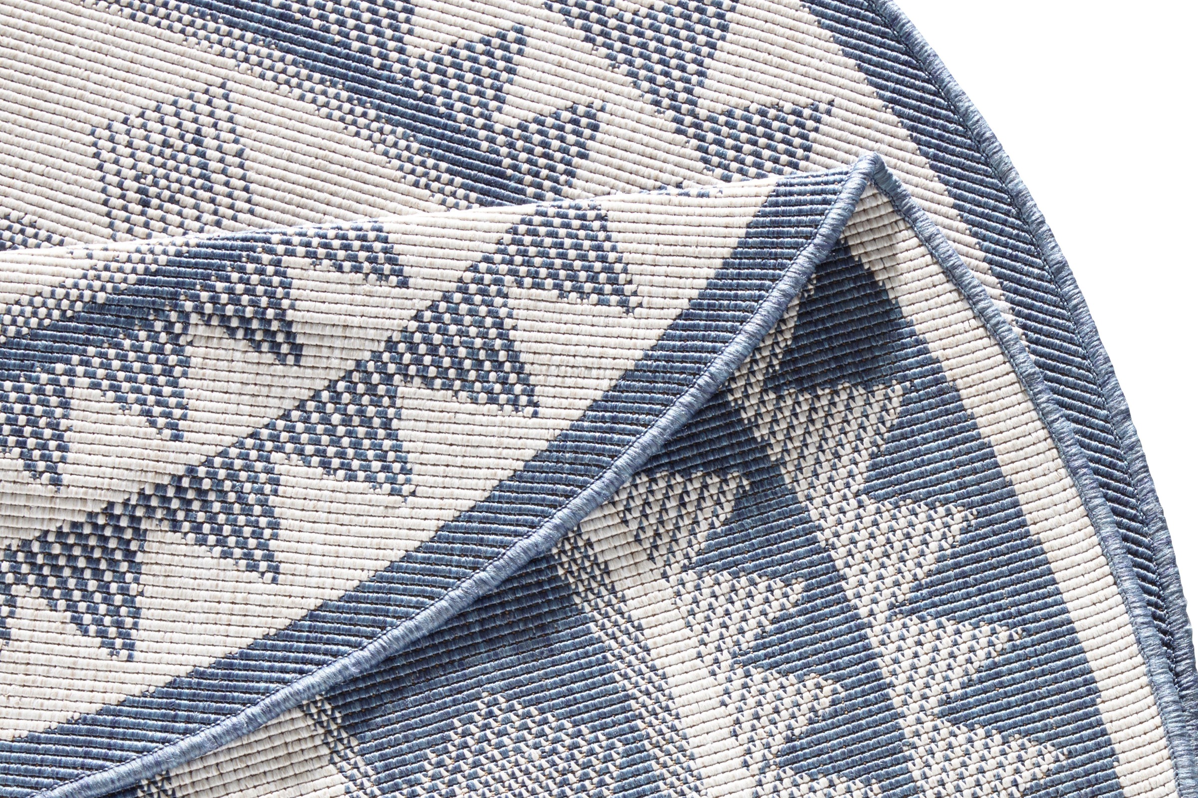 NORTHRUGS Teppich »Jamaica« rund 5 mm Höhe In-& Outdoor, Wetterfest, Balkon, Garten, Wohnzimmer, Wasserfest