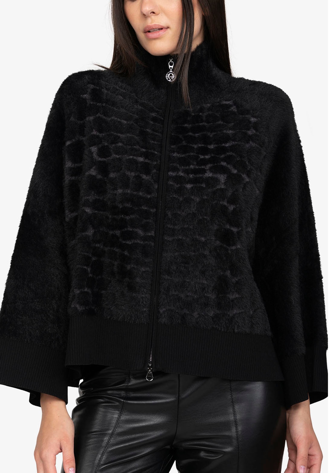 Sportalm Kitzbühel Strickjacke, aus Plüschmaterial