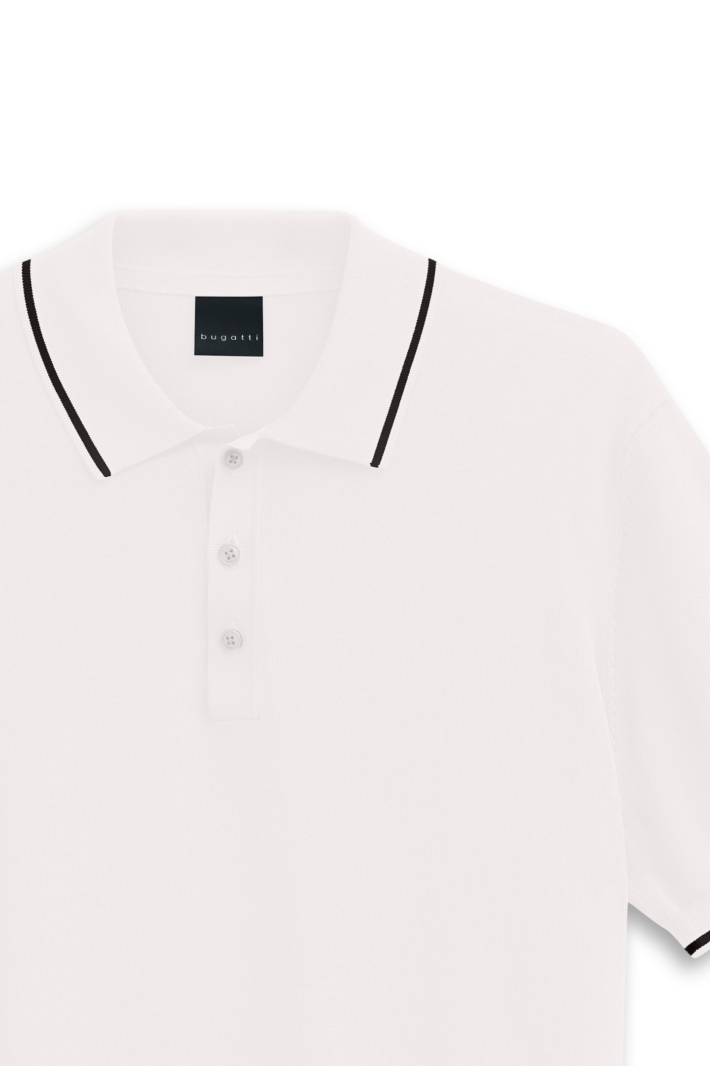 bugatti Poloshirt »Regular Fit«, angenehm weich und zeitloses Design