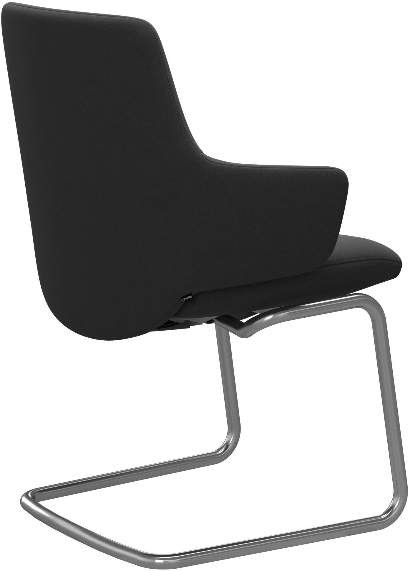 Stressless® Polsterstuhl »Laurel« () Low Back mit Armlehne, Größe L, mit Beinen aus Stahl in Chrom matt