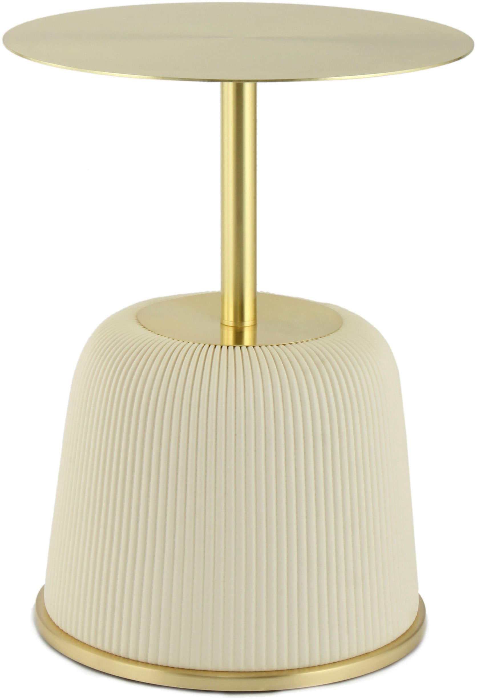 Kayoom Beistelltisch »Jokai 325, Eisengestell, PU-Stoffbezug, praktische Ablagefläche« 1 Stk. tlg. elegant, feste Konstruktion, pflegeleicht, pflegeleicht