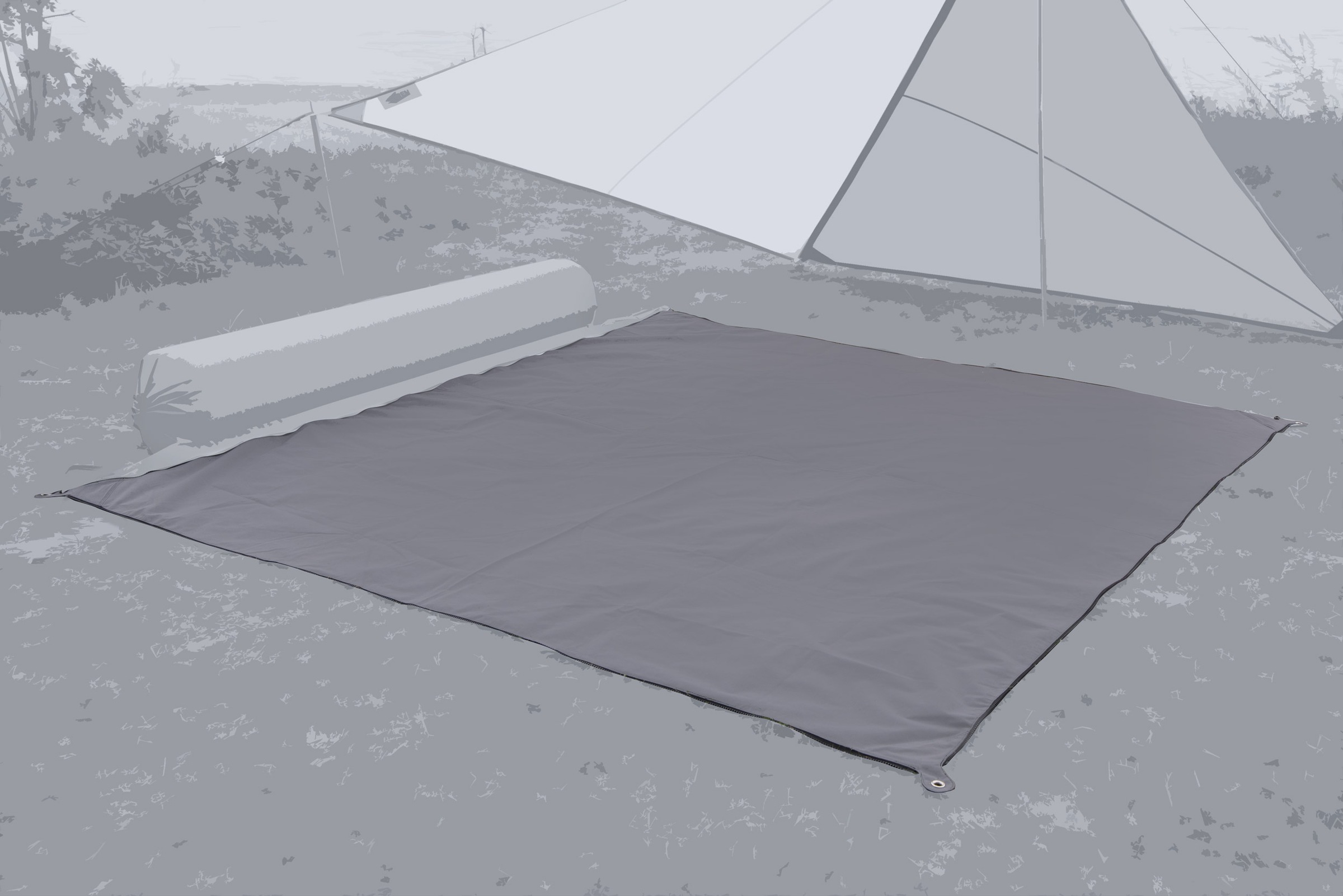 BENT Outdoorteppich »Carpet Plain«, rechteckig, 4 mm Höhe, PFC frei