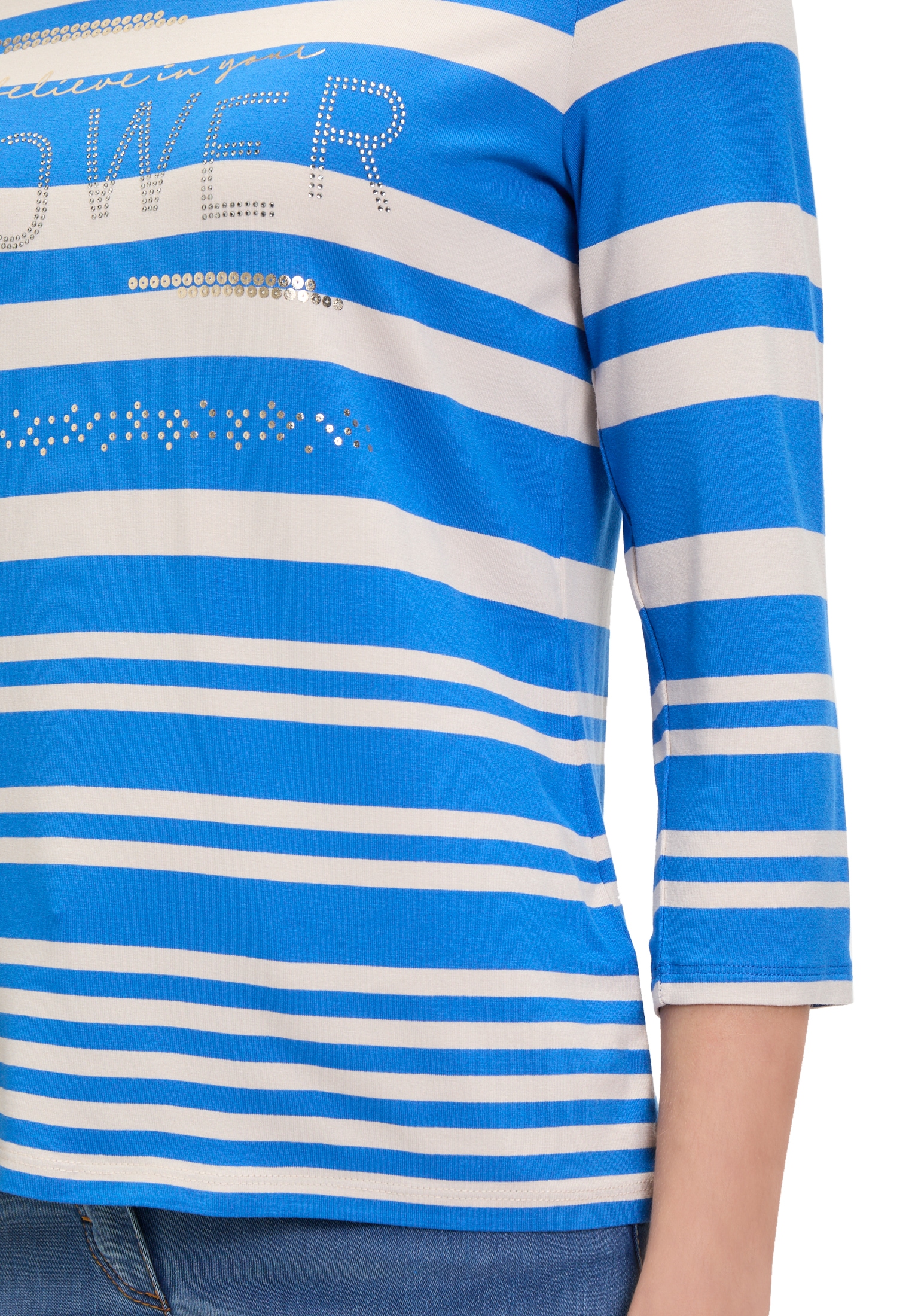 Betty Barclay 3/4-Arm-Shirt »Basic Shirt mit Strass«