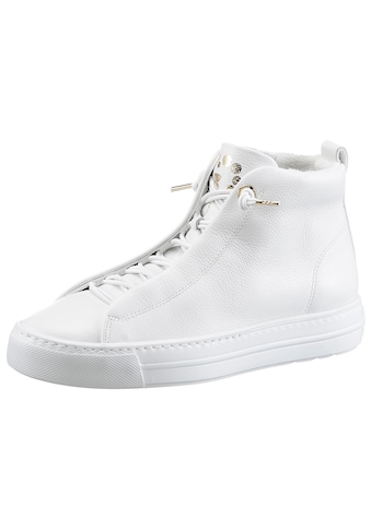 Sneaker, High Top Sneaker, Schlupfboots mit goldfarbenen Details