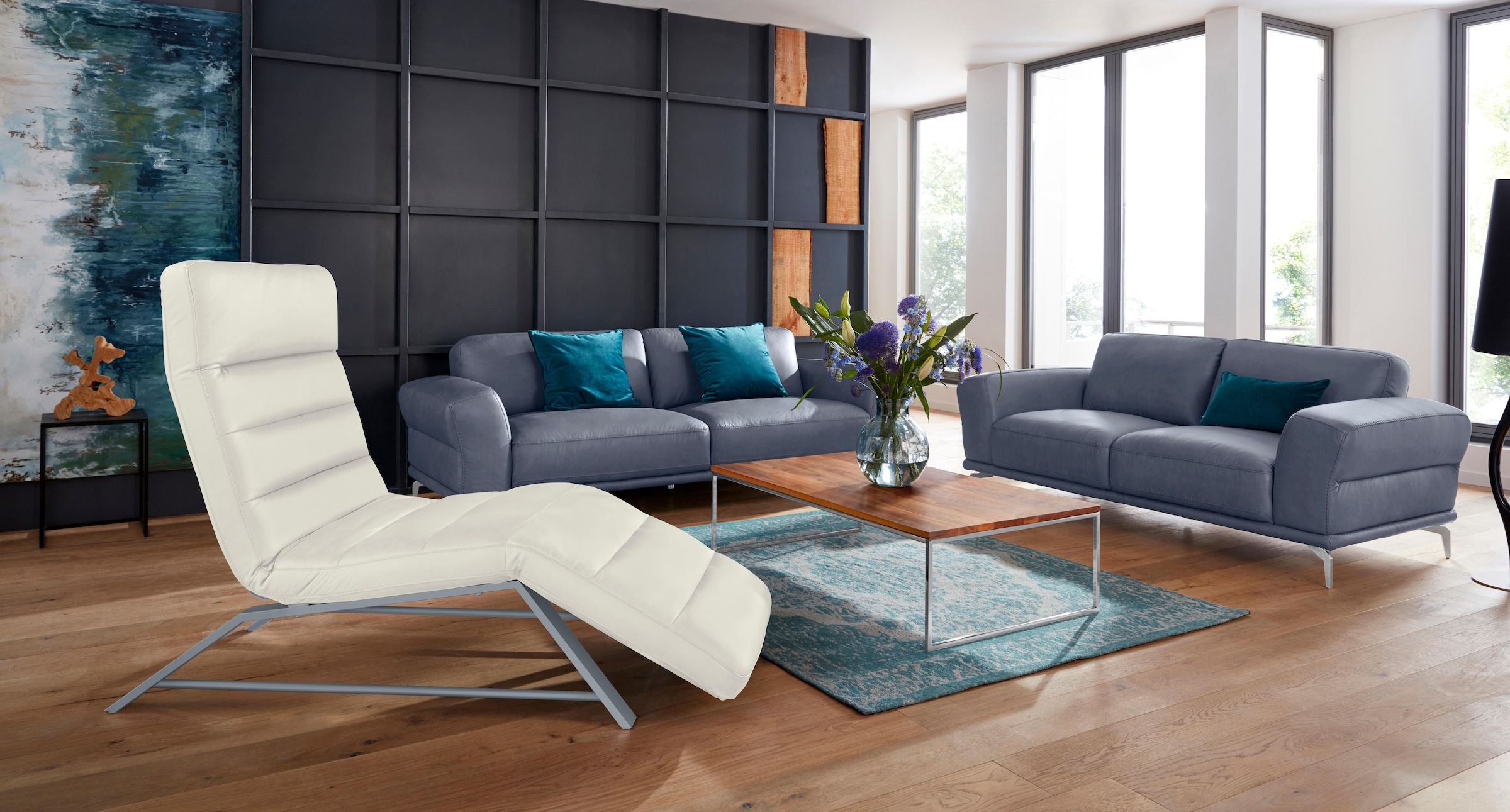 W.SCHILLIG Relaxliege »daily dreams«, Funktionsliege wahlweise mit Motor, Gestell matt, Breite 65 cm