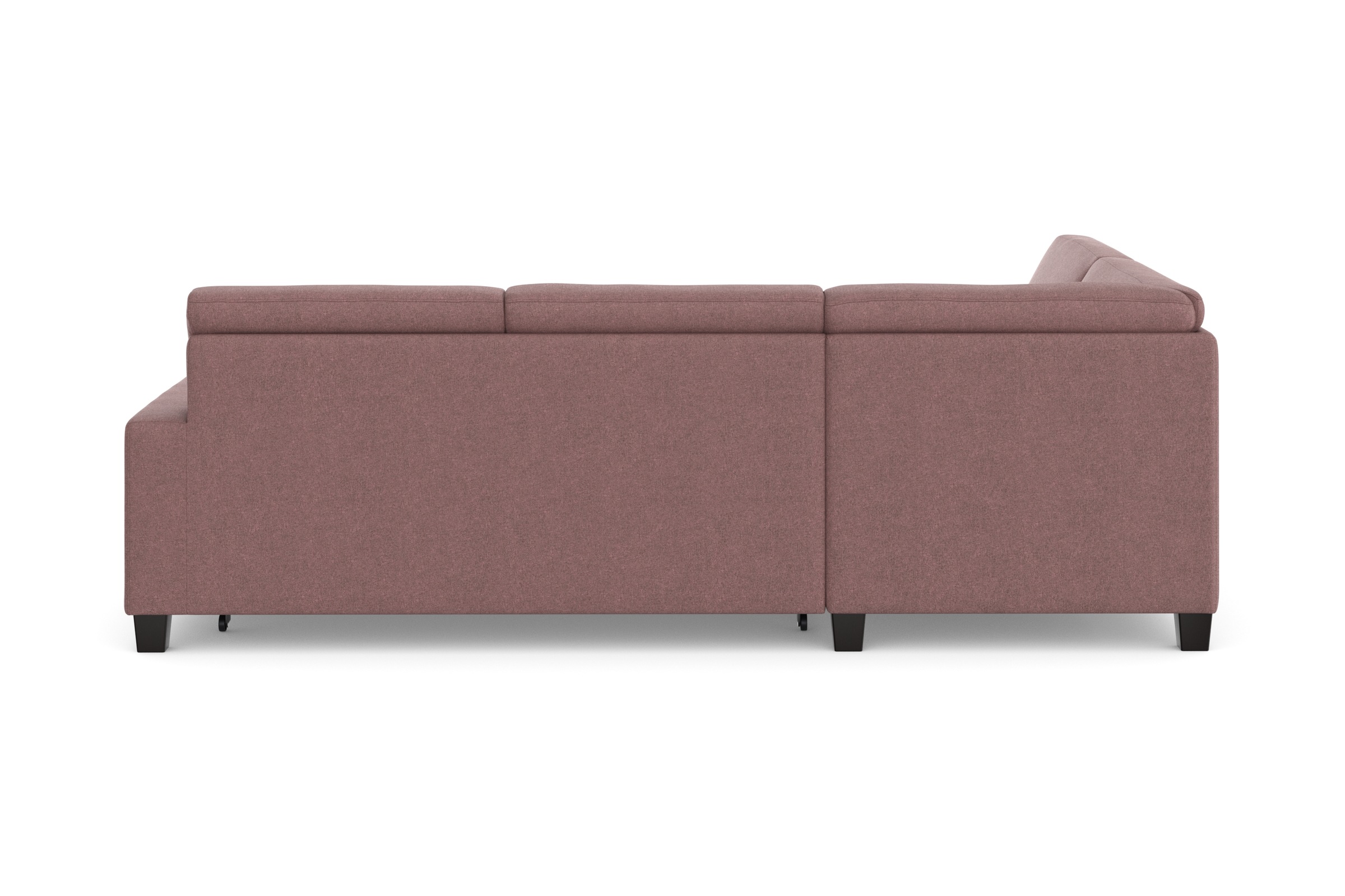 DOMO collection Ecksofa »Florentina zeitlos und elegant, Sitznähte als Designelement, L-Form«, wahlweise mit Bettfunktion, mit Kontrastnaht, Komfortsitzhöhe 47cm