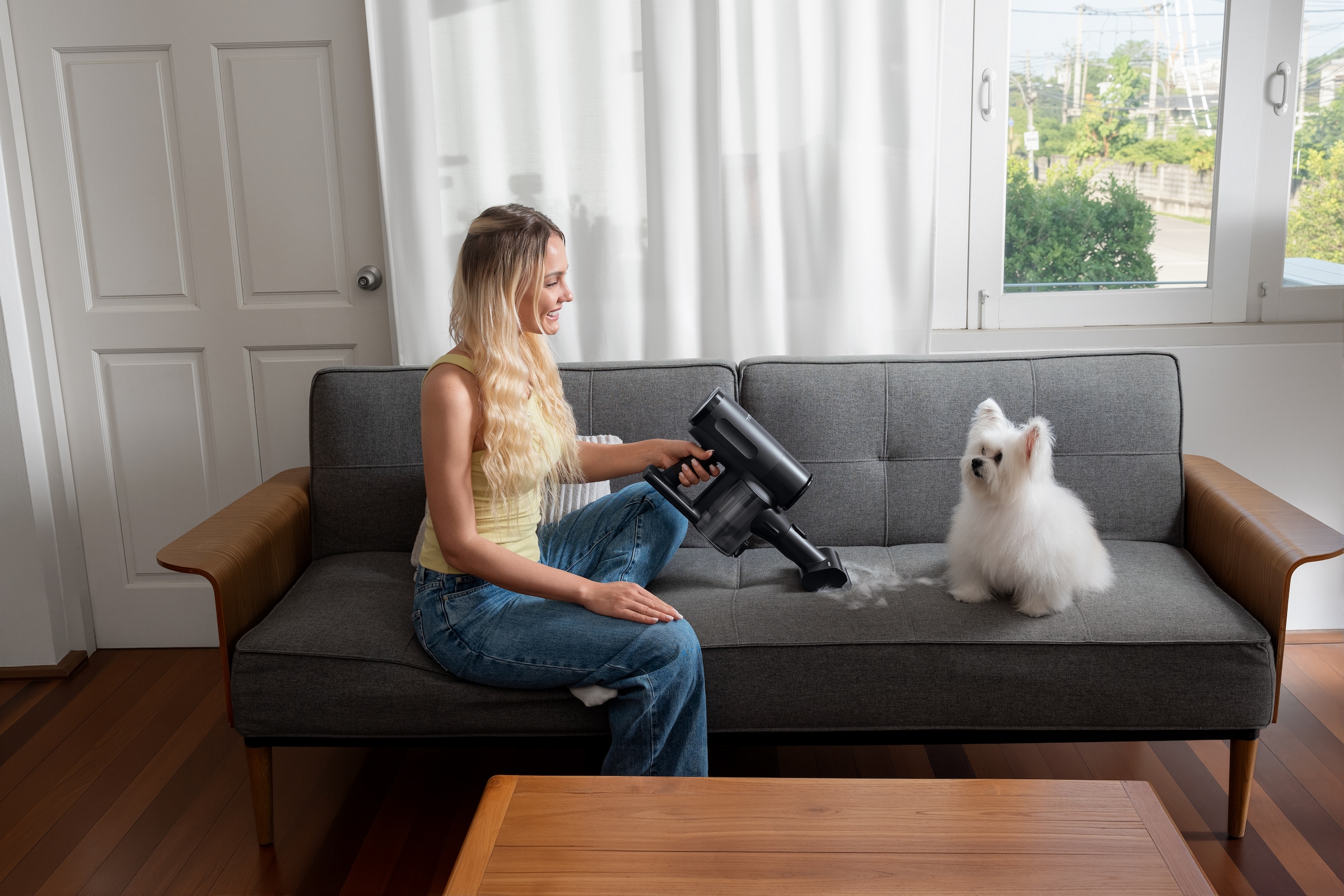 Tineco Nass-Trocken-Sauger »FLOOR ONE Switch S7 Stretch Premium, mit 85°Grad Heißluft-Trocknung,« für Tierhaare & Allergiker, Teppich & Hartboden