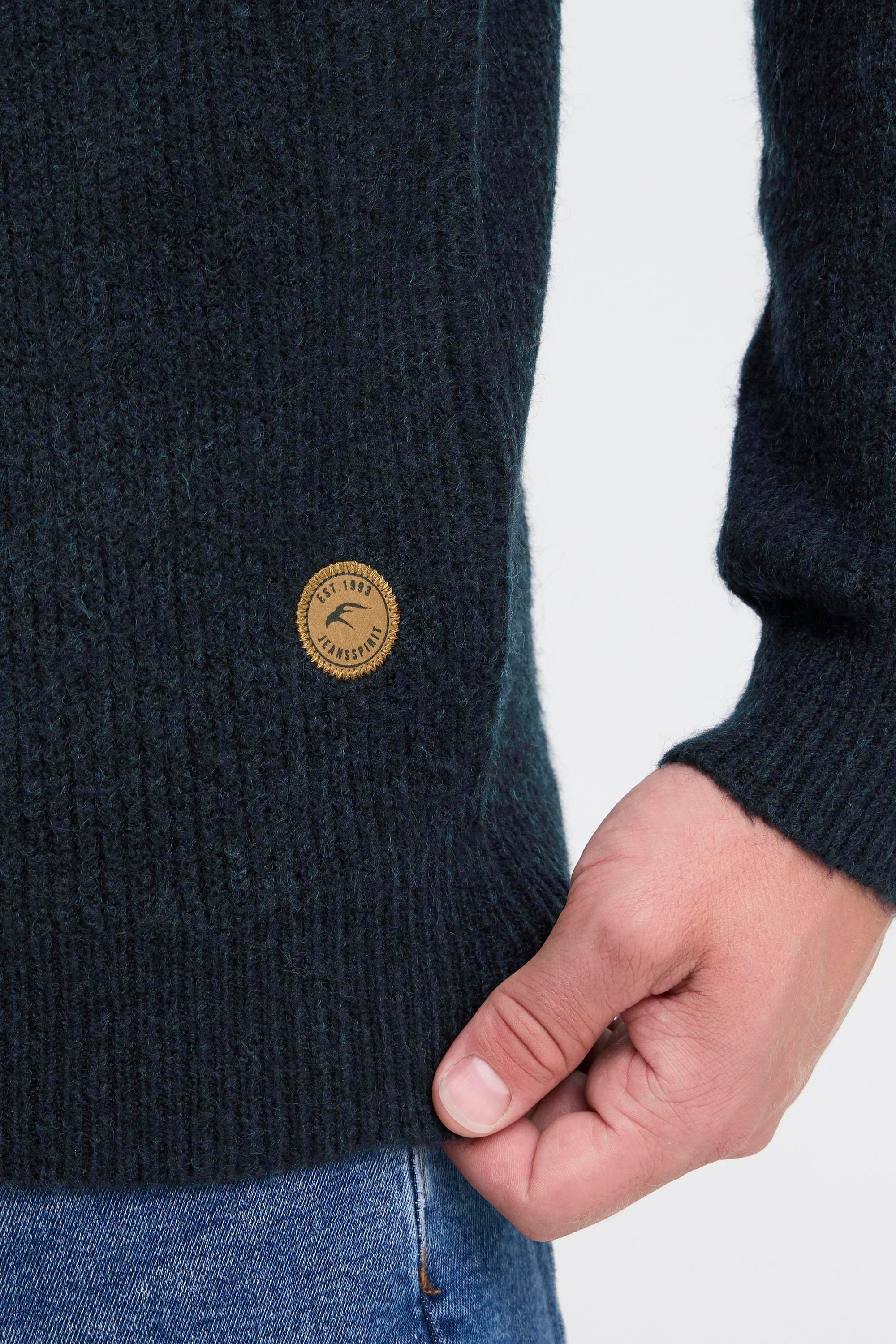 Indicode Strickfleece-Pullover »Strickpullover IDBratram«