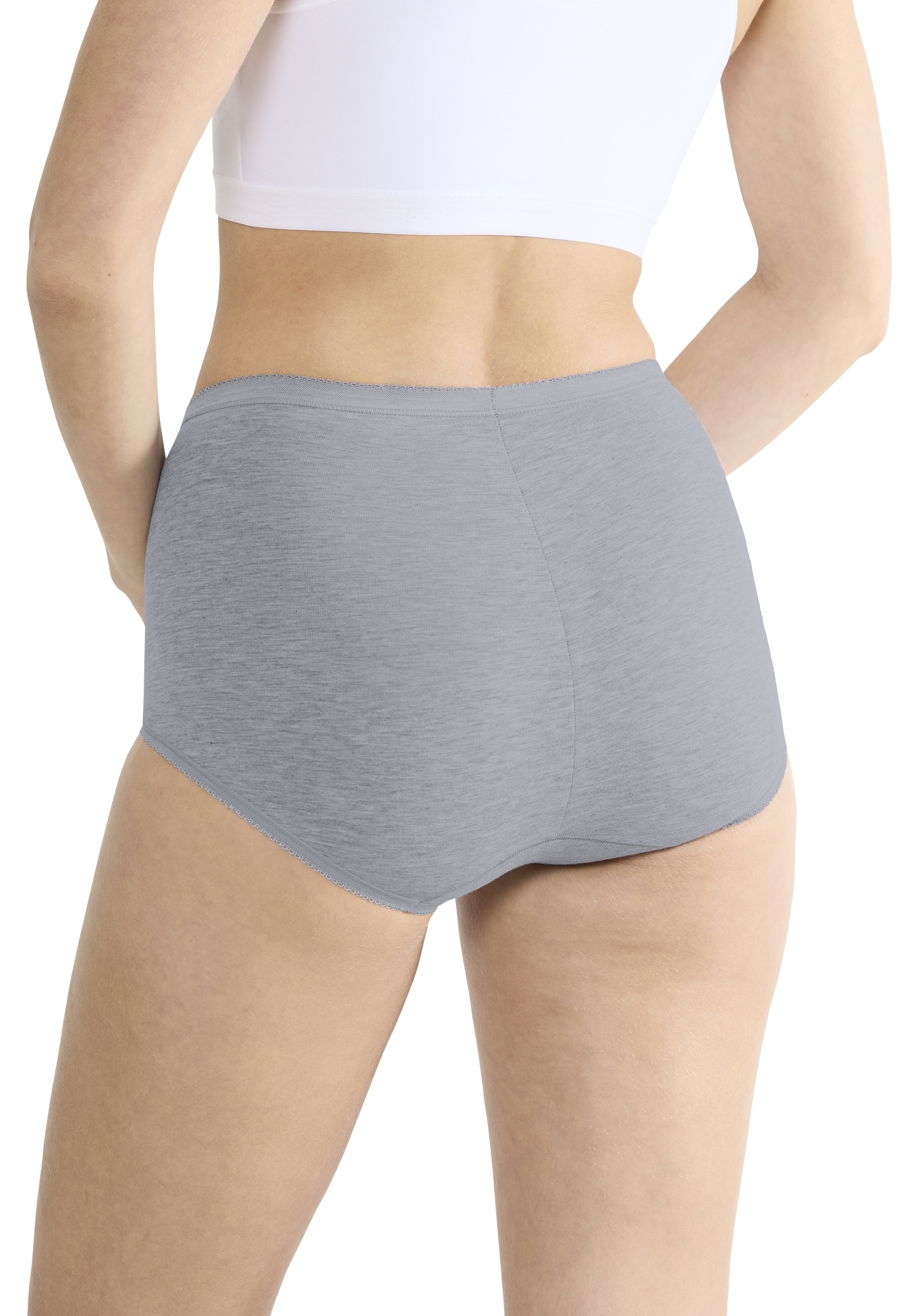 sloggi Slip »Basic+ Maxi C4P«, (4er Pack), perfekter Sitz