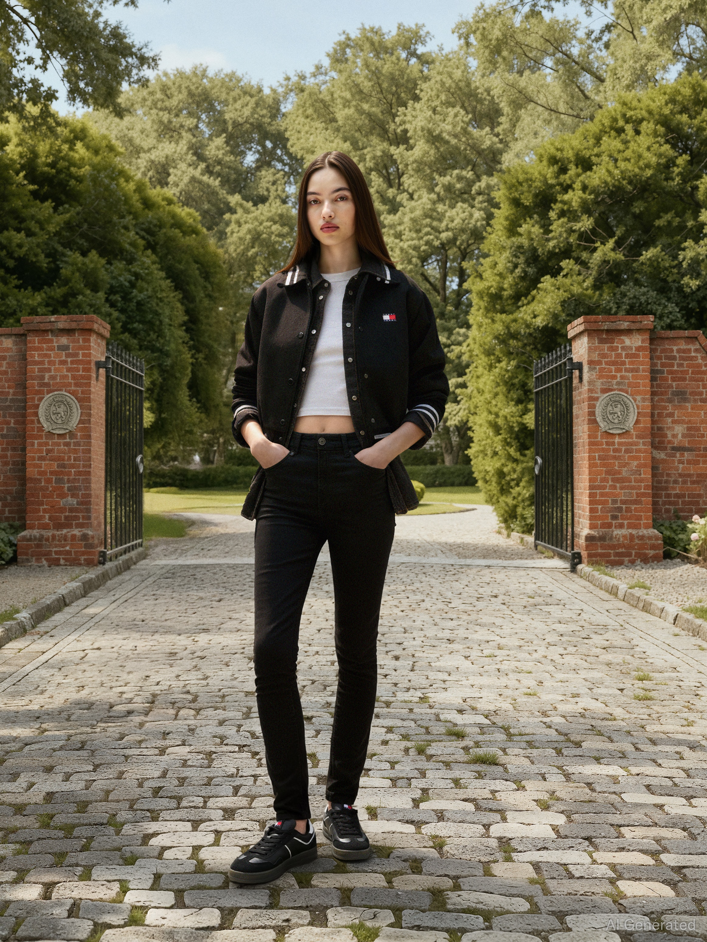 Tommy Jeans Skinny-fit-Jeans »Nora Mid Rise Skinny Fit«, Röhrenjeans aus Baumwollstretch mit mittlerer Leibhöhe
