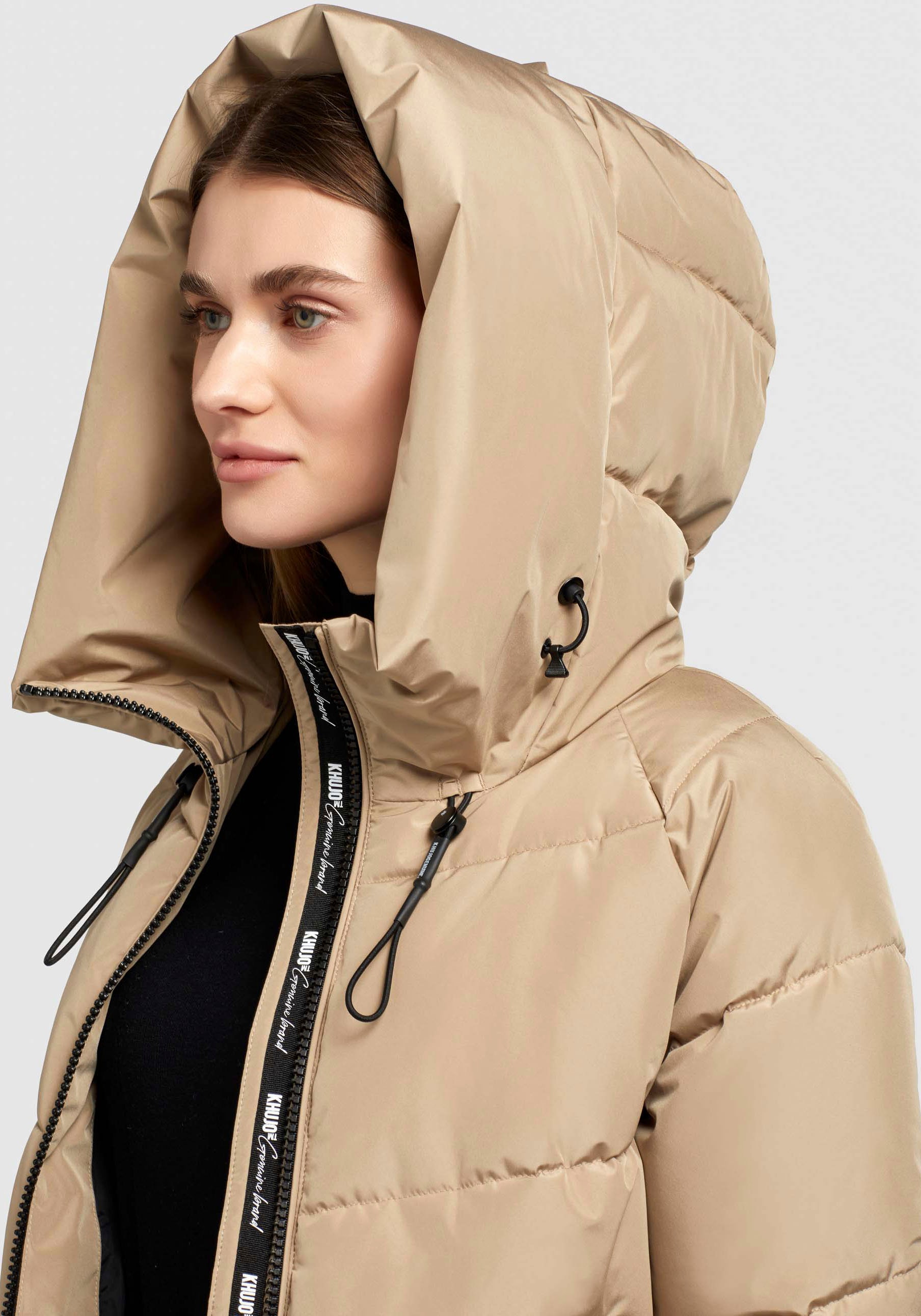 khujo Steppjacke »ESILA4«, mit Kapuze