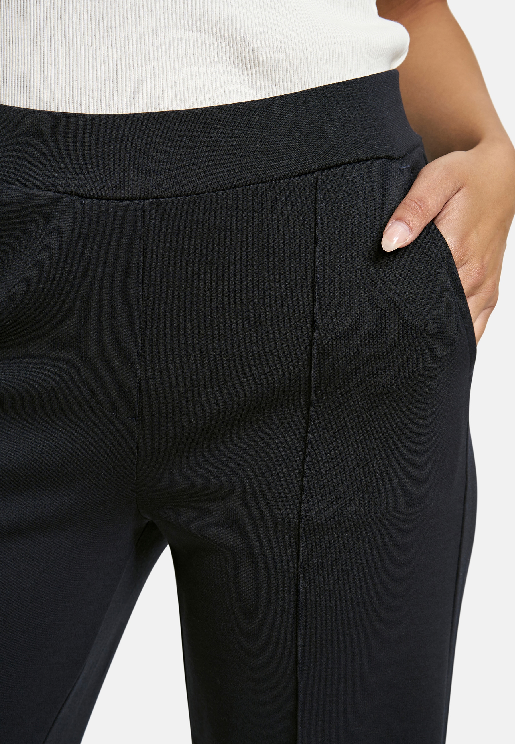 Smith & Soul Stoffhose  mit abgesteppten Bügelfalten