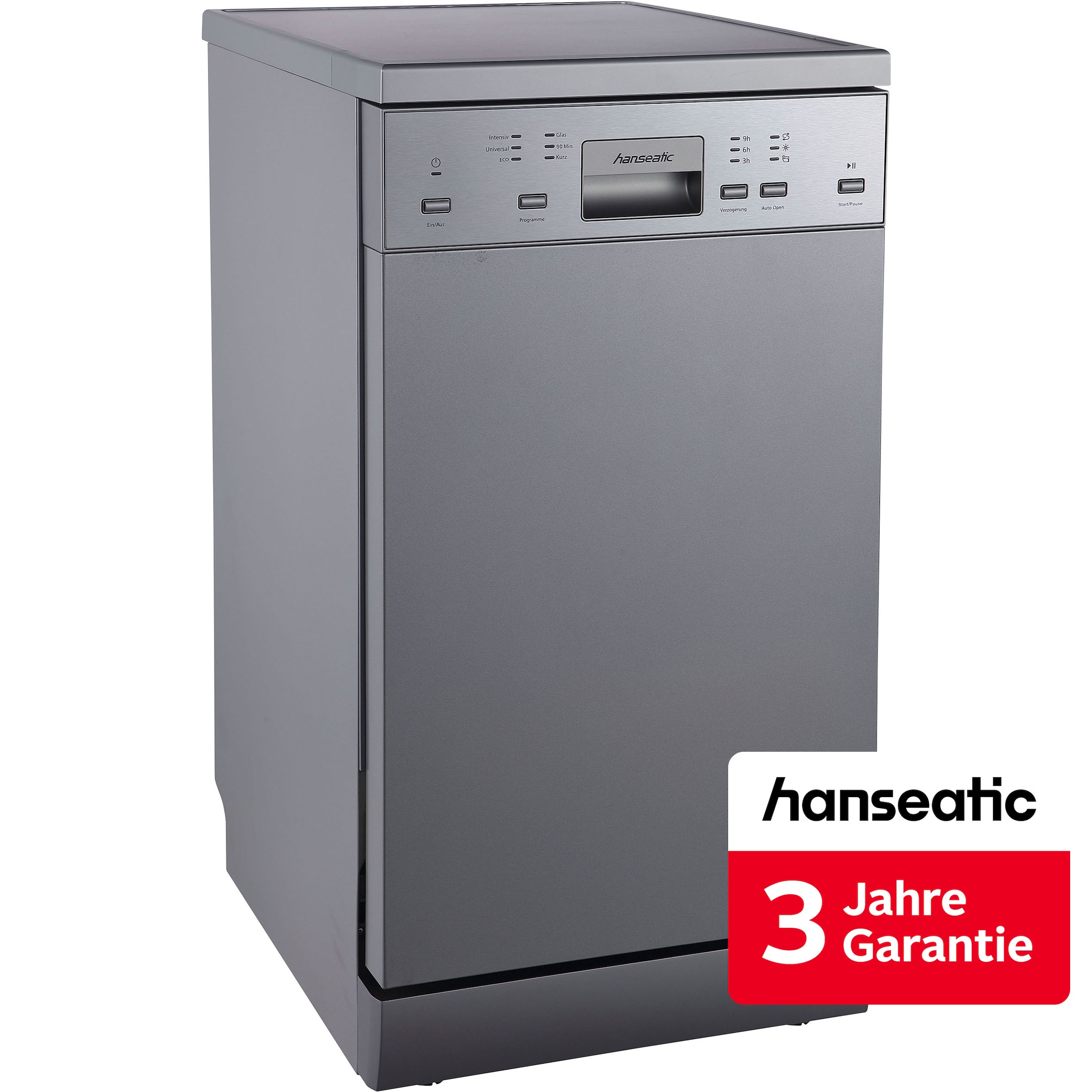 Hanseatic Standgeschirrspüler »HG4585D107610HS« 10 Maßgedecke inkl. 3 Jahre Herstellergarantie