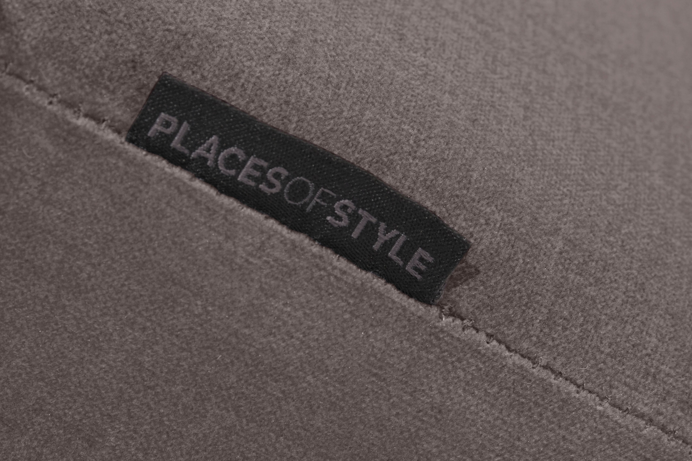 Places of Style Ecksofa »Bloomfield, elegant, viel Platz, Mega Couch, Breite 303cm, L-Form«, extra tiefe Sitzfläche, wahlweise mit Sitztiefenverstellung