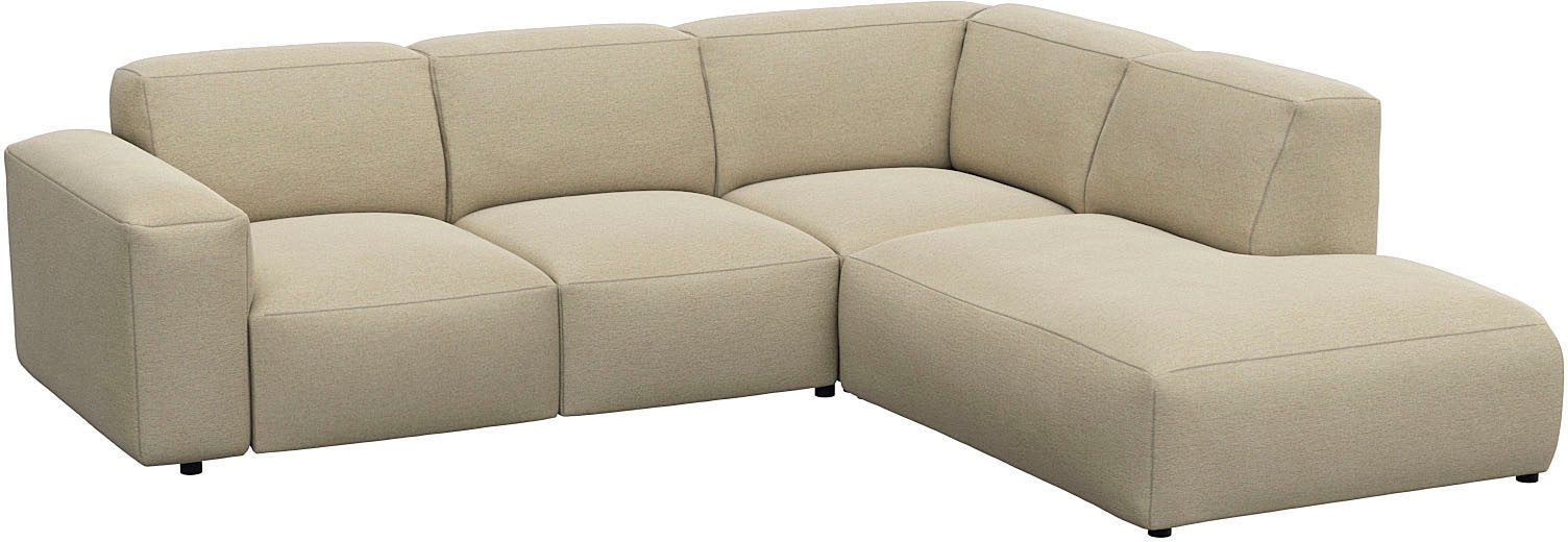 FLEXLUX Ecksofa »Lucera, super Sitzkomfort durch Kaltschaum im Sitz, L-Form«, modern & anschmiegsam, Designsofa, modernes skandinavisches Design