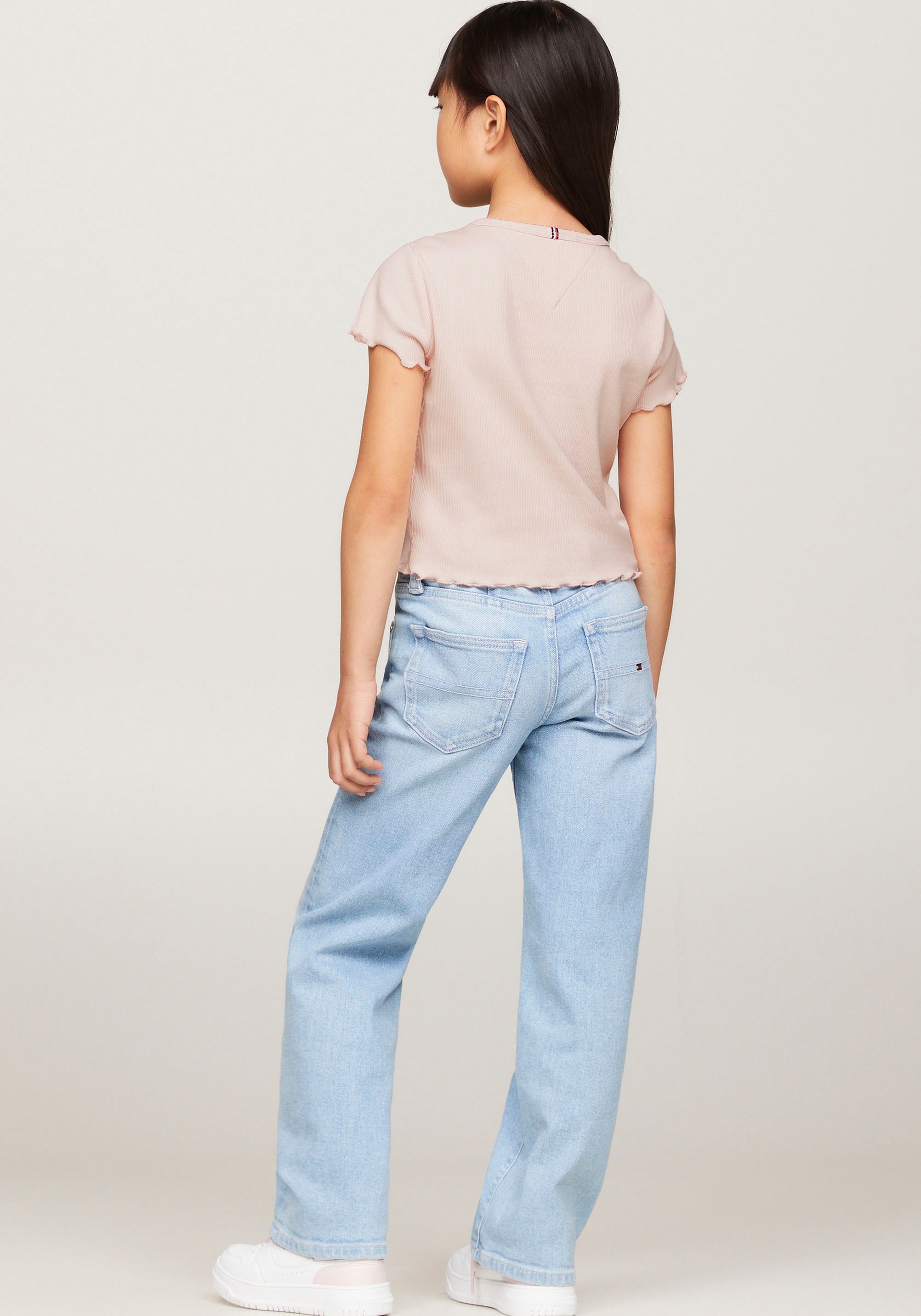 Tommy Hilfiger T-Shirt »ESSENTIAL RIB TOP S/S«, Kinder bis 16 Jahre