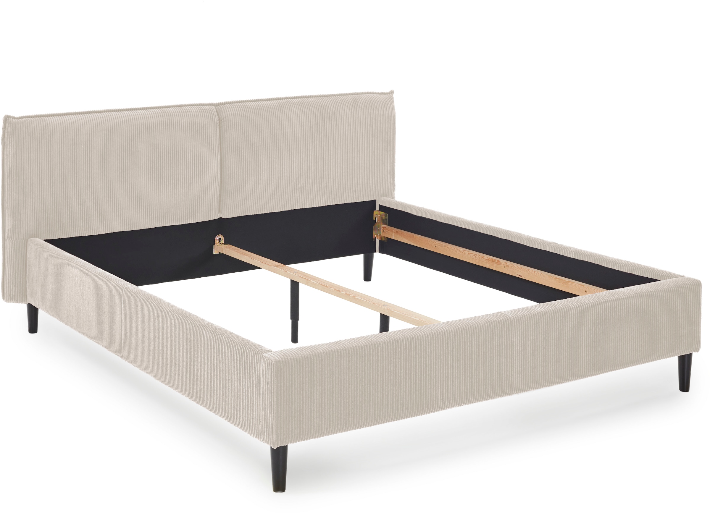 INOSIGN Polsterbett »Brookfield«, mit Cordbezug und hoher Belastbarkeit