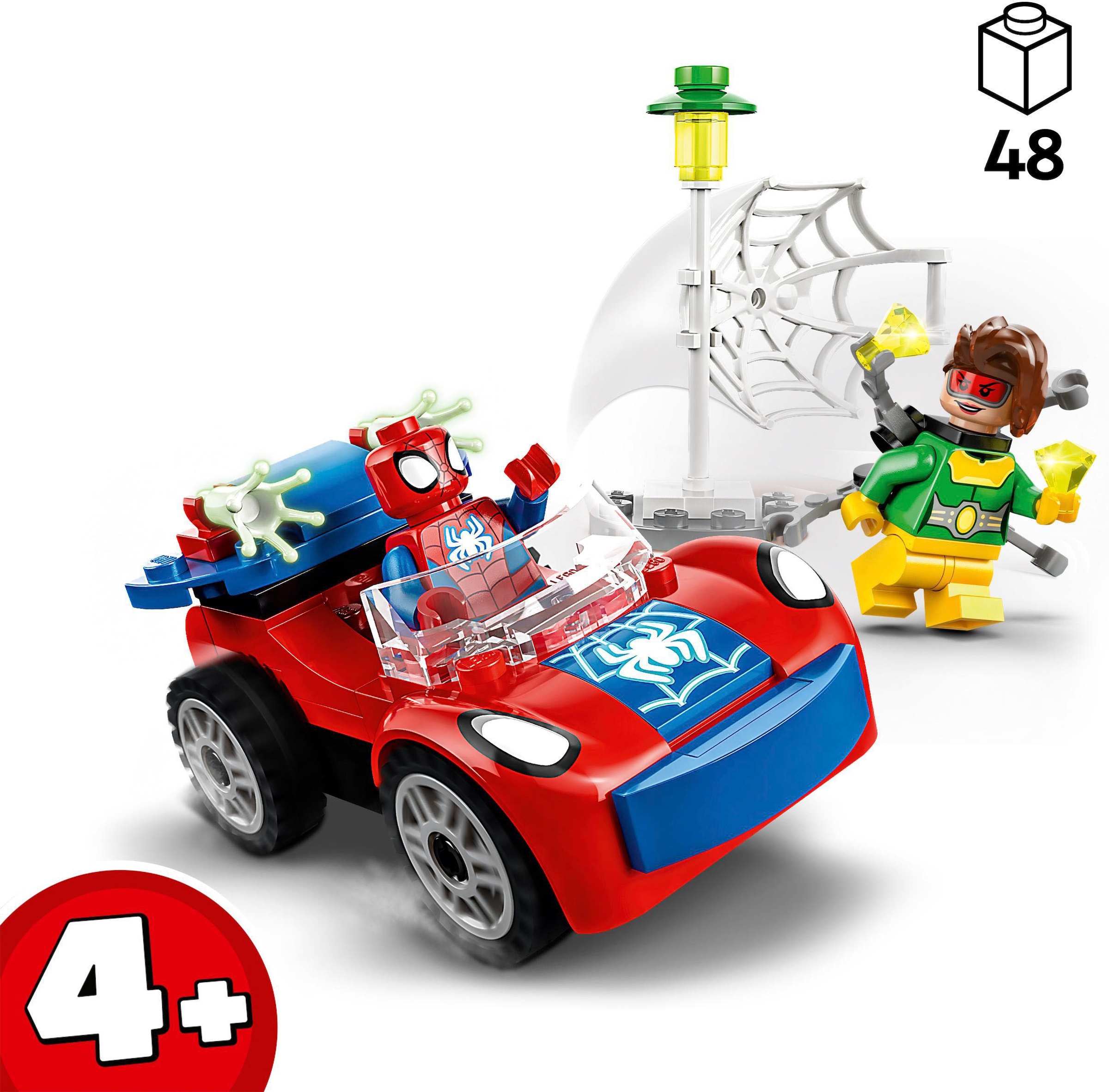 LEGO® Konstruktionsspielsteine »Spider-Mans Auto und Doc Ock (10789), LEGO® Marvel«, (48 St.)