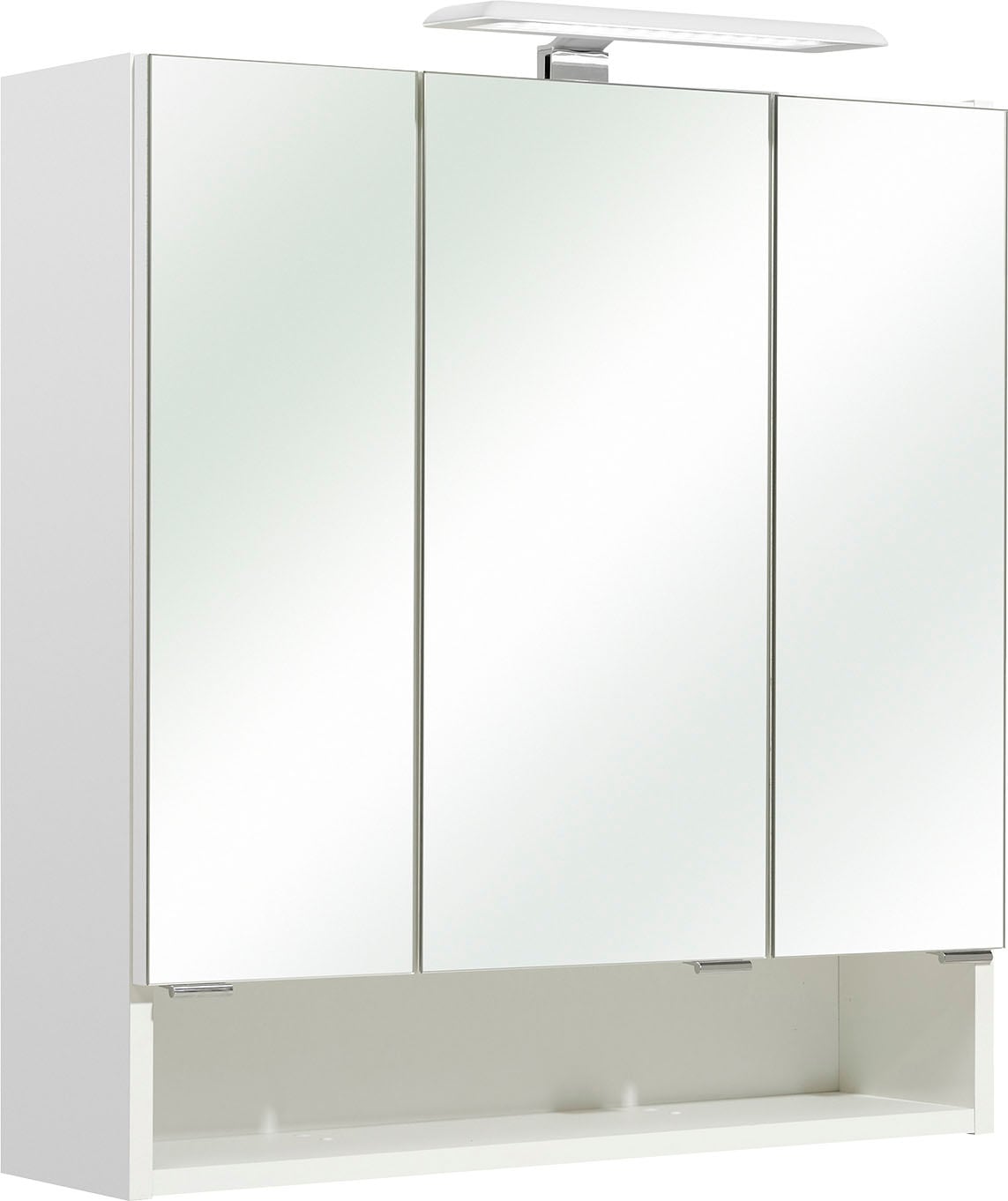 PELIPAL Spiegelschrank Schalter-/Steckdosenbox Breite LED- 3 kaufen Beleuchtung, Garantie mit »Quickset XXL 953«, | Jahren online 3-türig, cm, 65