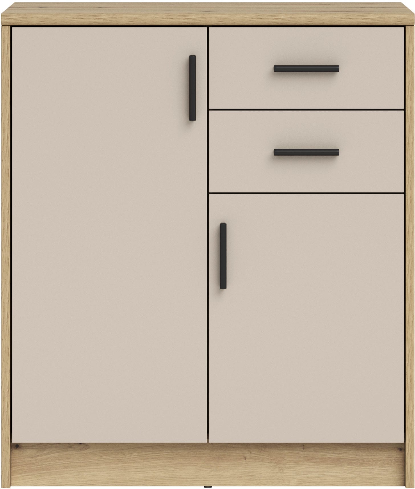 HBZ Sideboard »Nelly Kommode, BxHxT 74x86x50cm« 1 Stk. tlg. Breite 74cm, Einlegeböden verstellbar, foliert