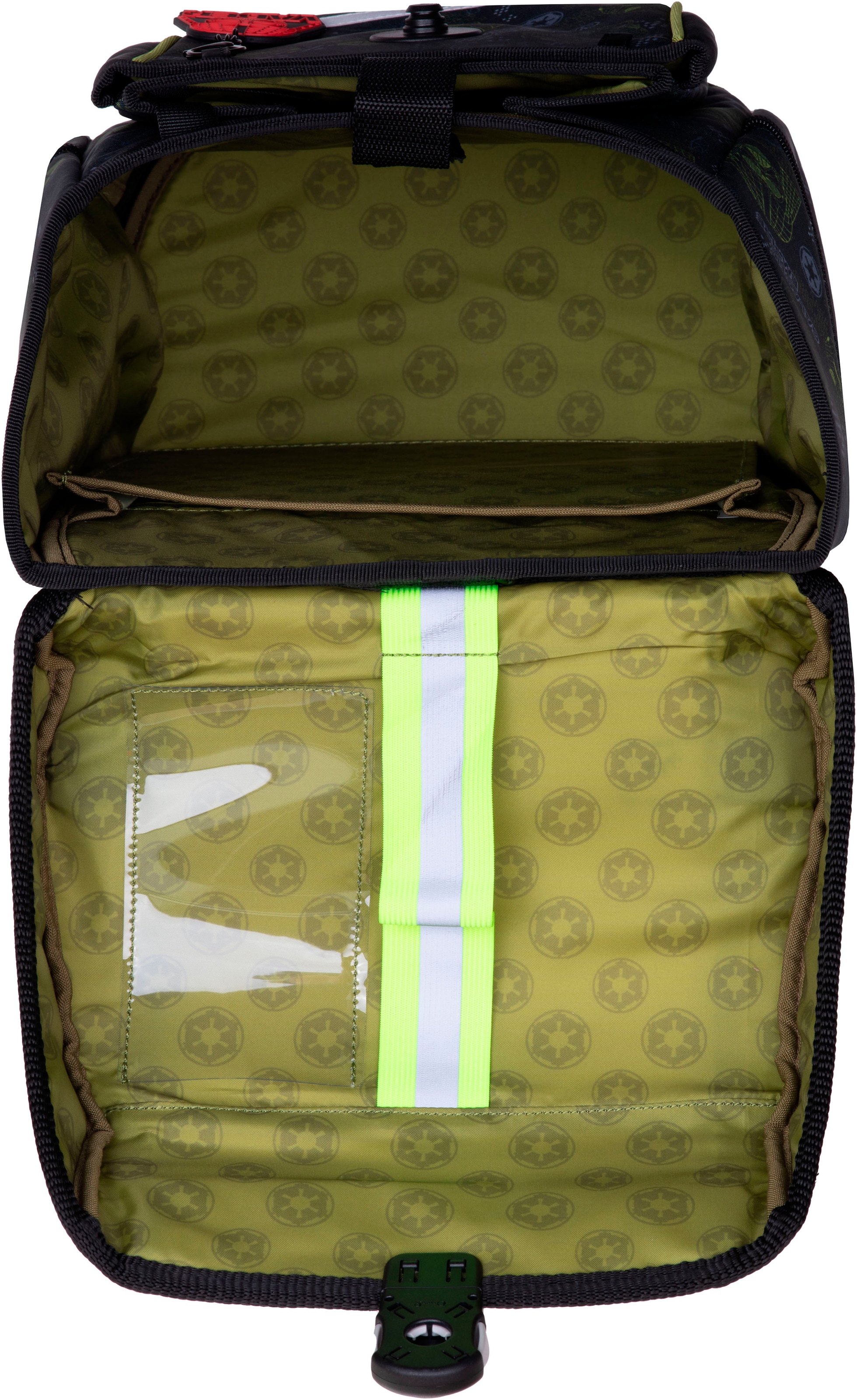 McNeill Schulranzen »Perfecto, Star Wars II« reflektierende Streifen auf den Schultergurten;retroreflektierende Flächen inkl. Federmäppchen, Turnbeutel, Schlamperrolle & Motivmagnet