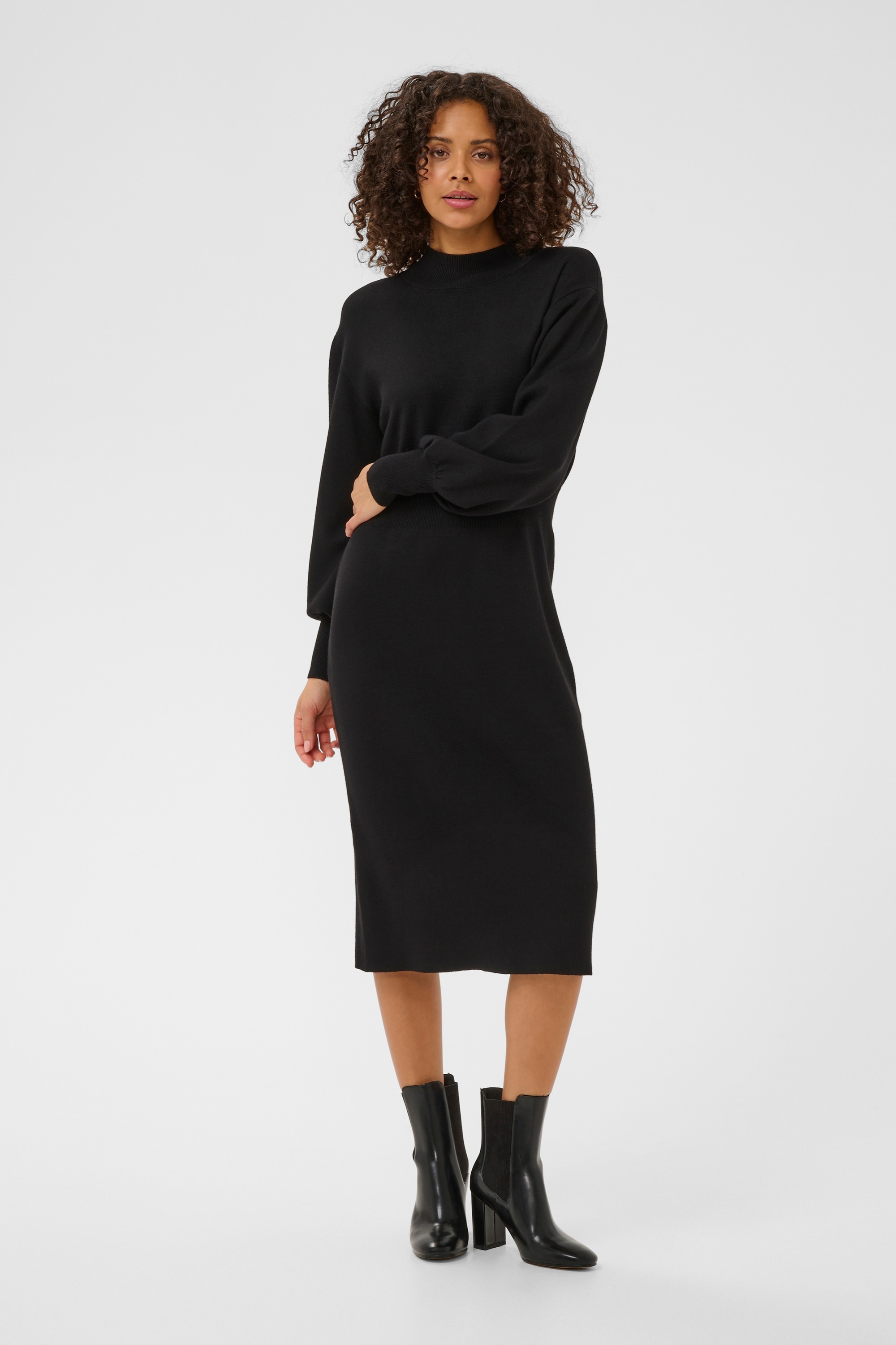 KAFFE Midikleid »Damen Kleid KAmarina«