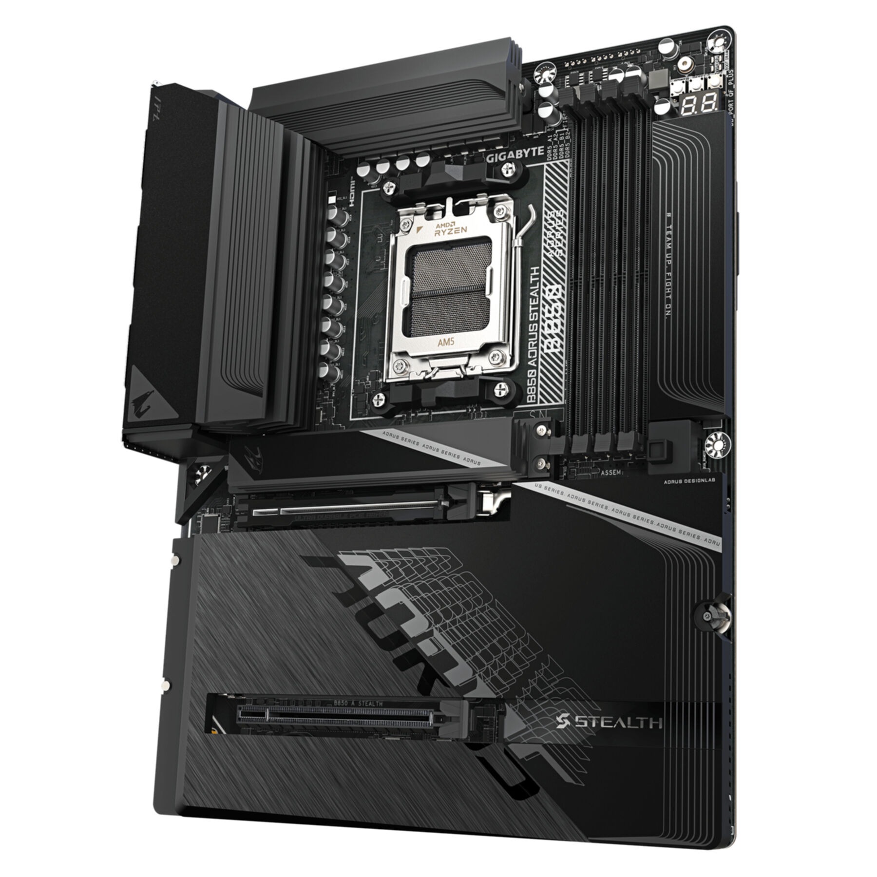 Gigabyte Mainboard »B850 AORUS STEALTH Mainboard – AMD Ryzen 9000 Series CPUs, digitales 1«