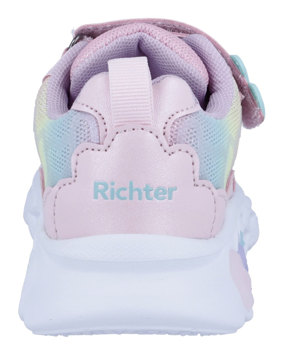 Richter Slip-On Sneaker »Stella (Blinki)«  Klettschuh, Blinkschuh, Größenschablone zum Download, mit WMS