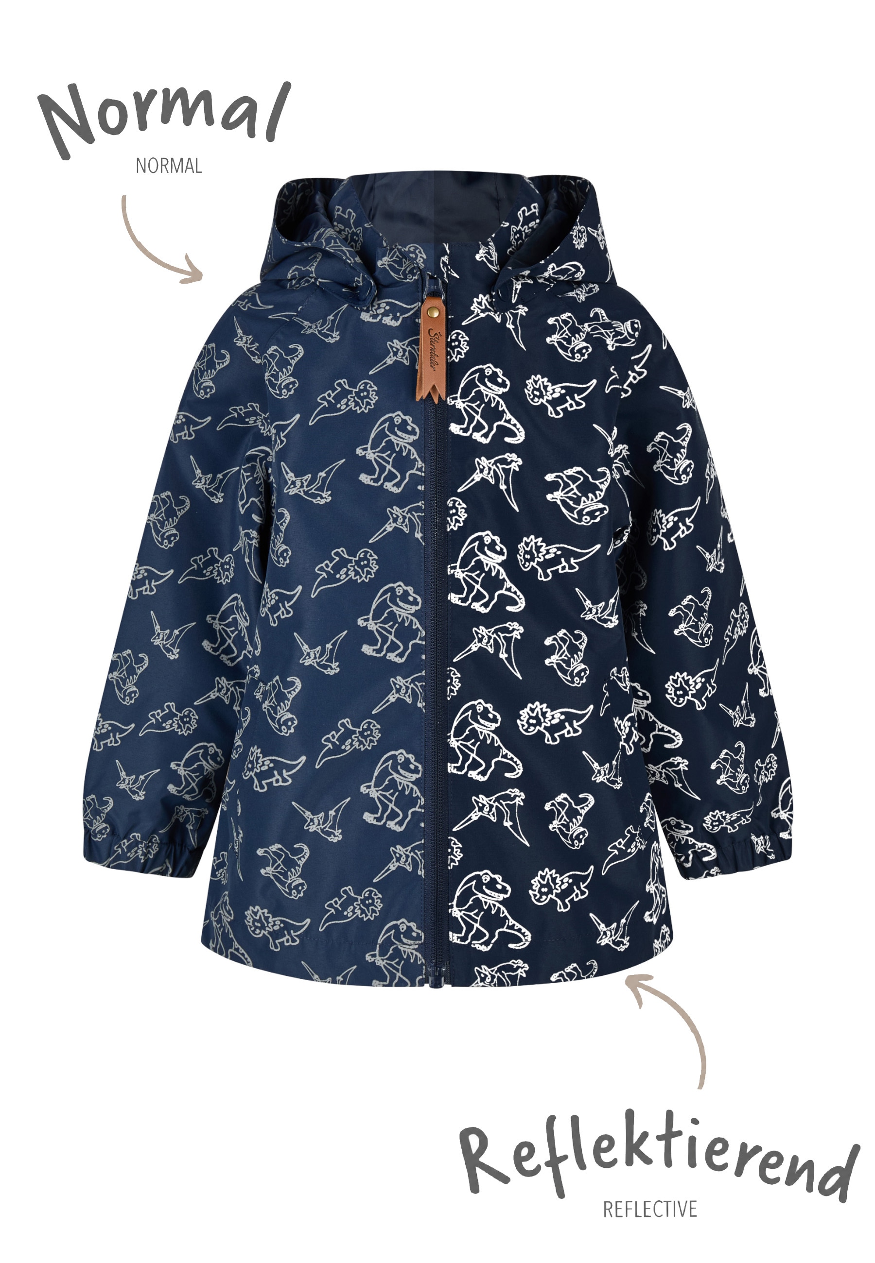 Sterntaler® Regenjacke »Regenjacke gefüttert Dino«