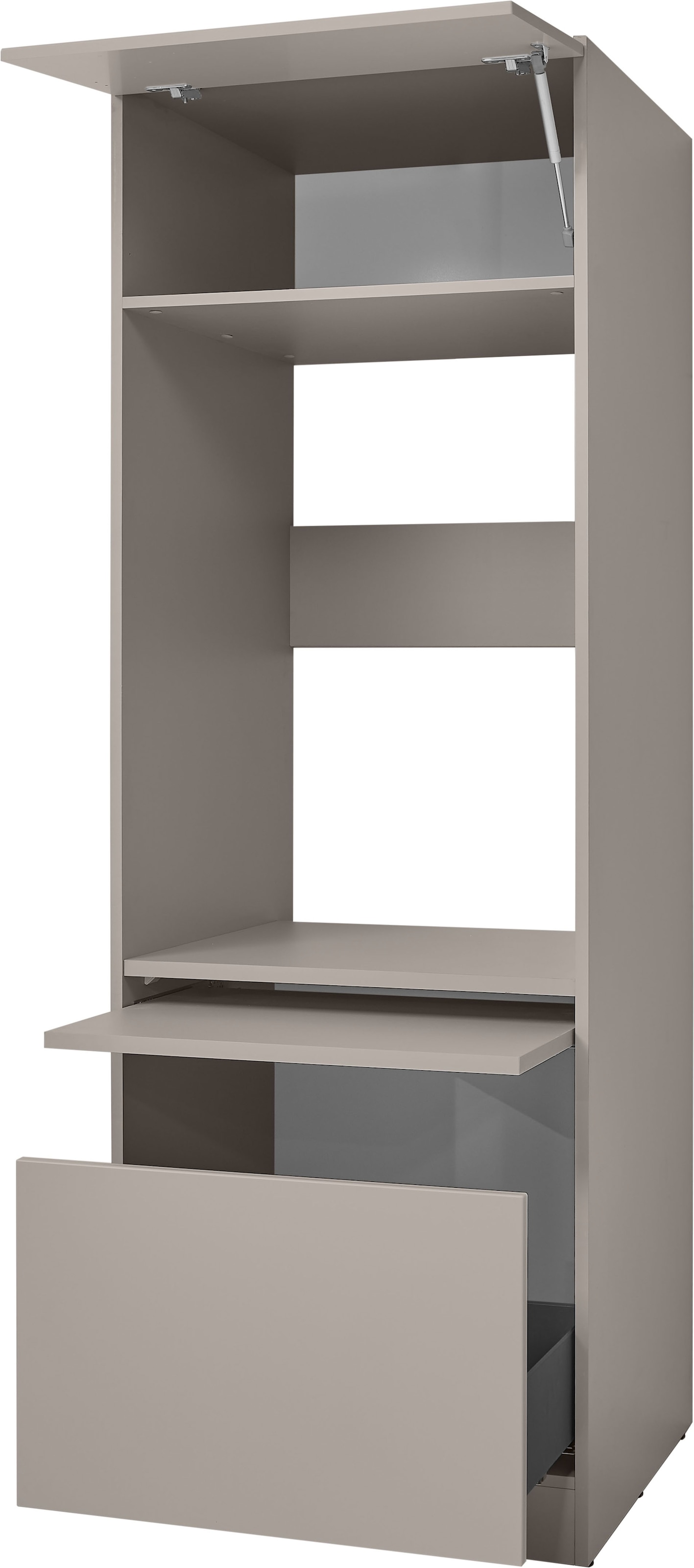 BASIC by Balculina Waschmaschinenumbauschrank »Washhome B/H/T 67x200x68 cm« 1 Stk. tlg. Breite 67cm, Metallschubkasten, Softclose