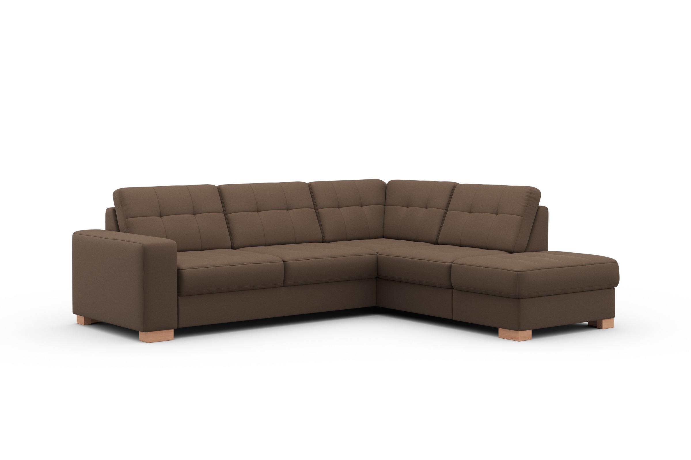 sit&more Ecksofa »Quincy L-Form«, wahlweise mit Bettfunktion und Bettkasten