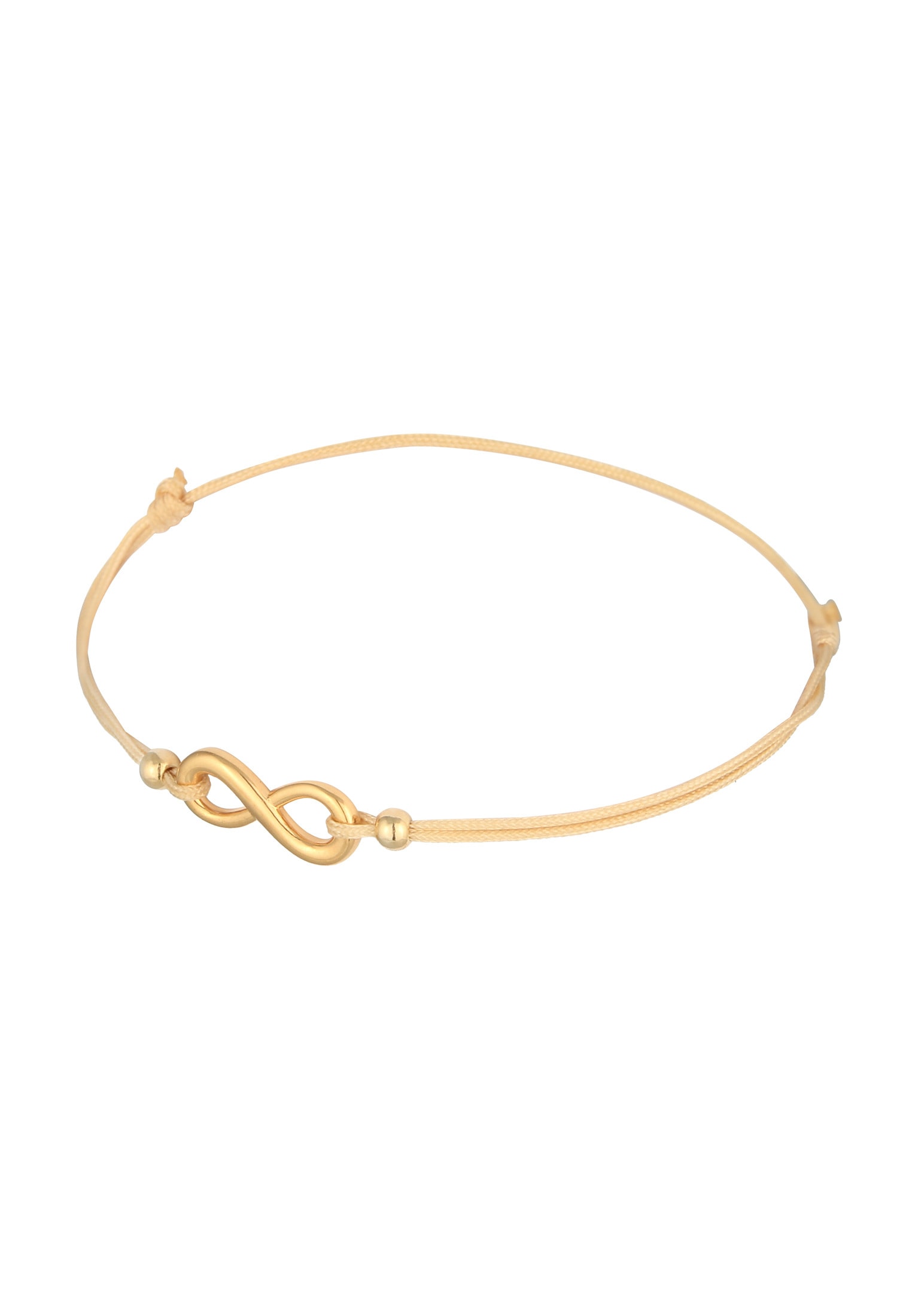 Elli Armkette »Armband Infinity Unendlichkeit Symbol Nylon 925 Silber«