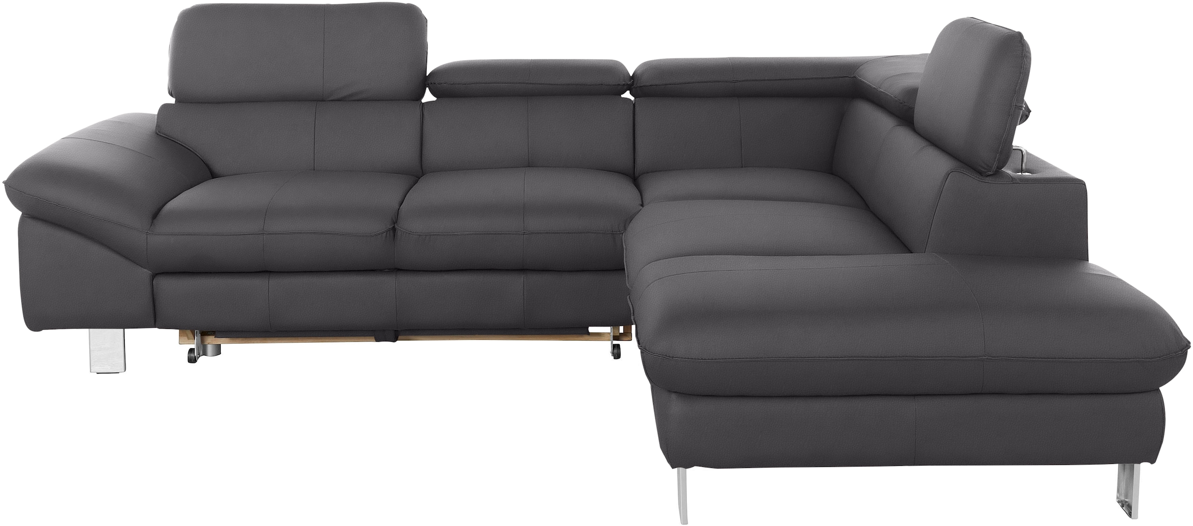 COTTA Ecksofa »Driver L-Form«, mit Kopfteilverstellung, wahlweise mit Bettfunktion & Bettkasten