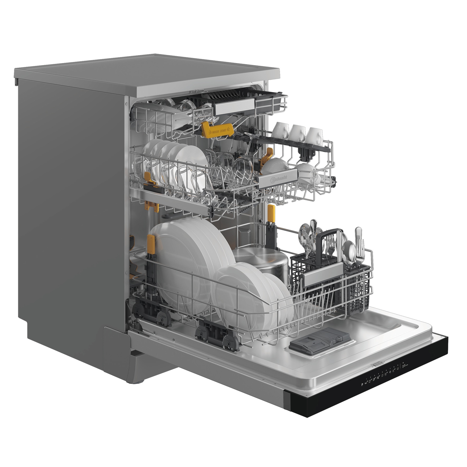 BAUKNECHT Standgeschirrspüler »BKSV1 FBM« 15 tlg. Maßgedecke