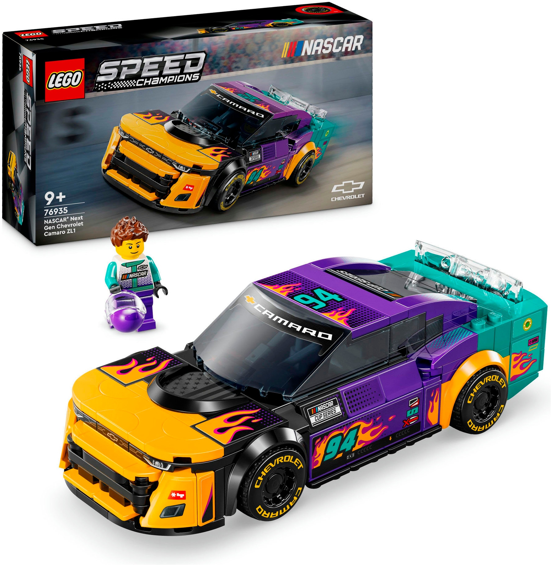 Konstruktionsspielsteine »NASCAR® Next Gen Chevrolet Camaro ZL1 (76935), LEGO Speed...