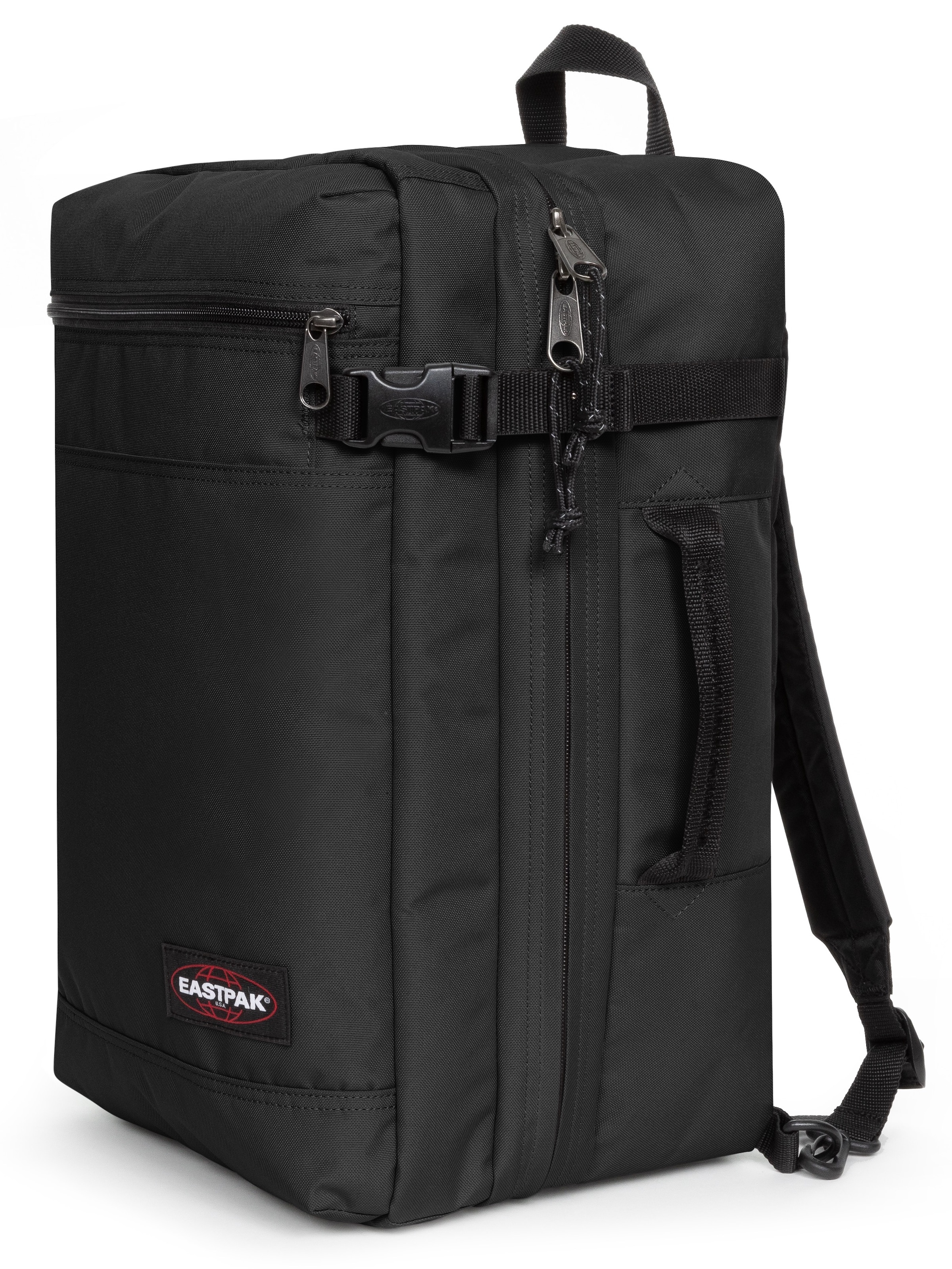 Eastpak Weichgepäck-Trolley »TRANSIT'R PACK Black«, 0 St. Rollen, Reisetasche Sporttasche Reisegepäck Duffle-Tasche