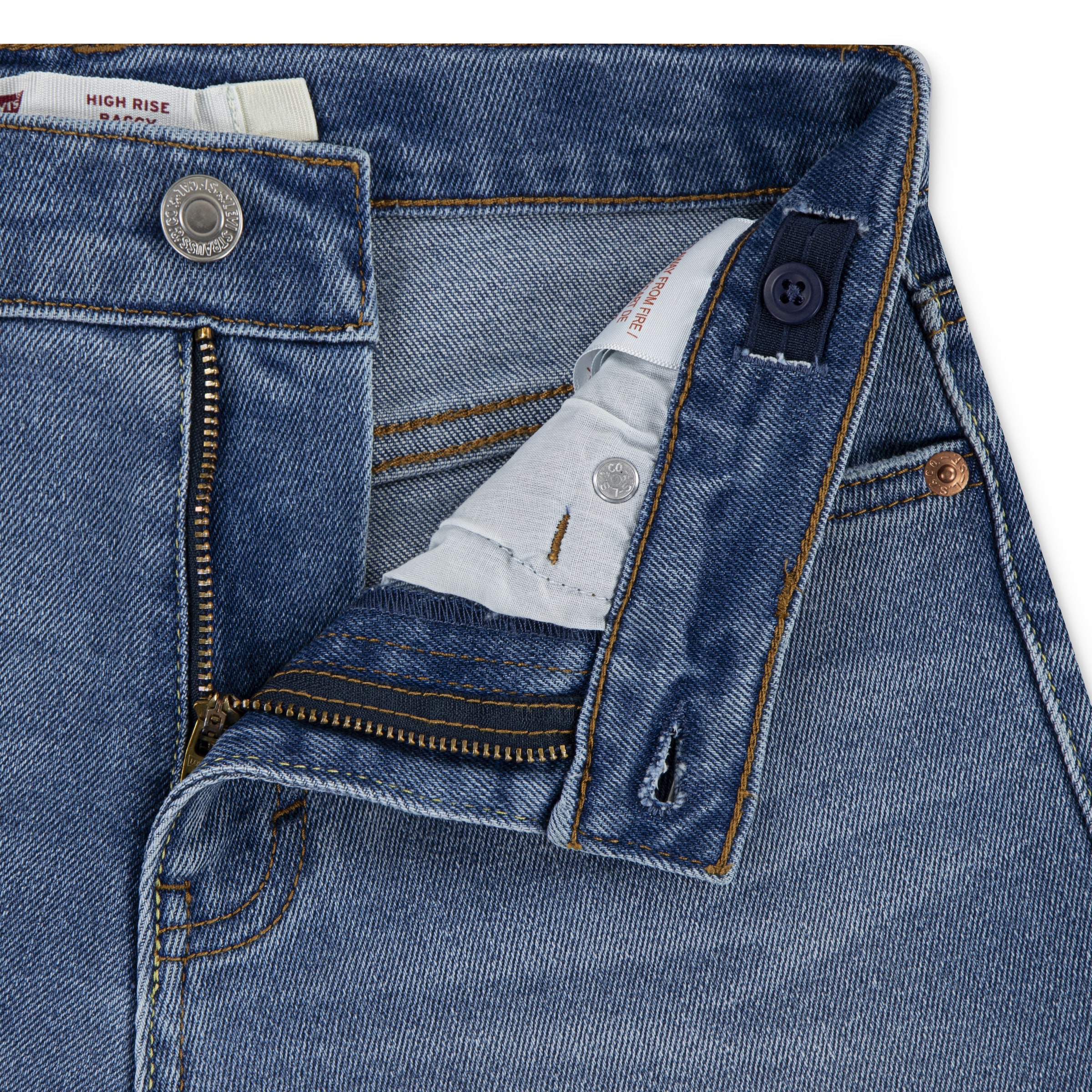 Levi's® Kids High-waist-Jeans »LVG HIGH RISE BAGGY« mit softem Griff
