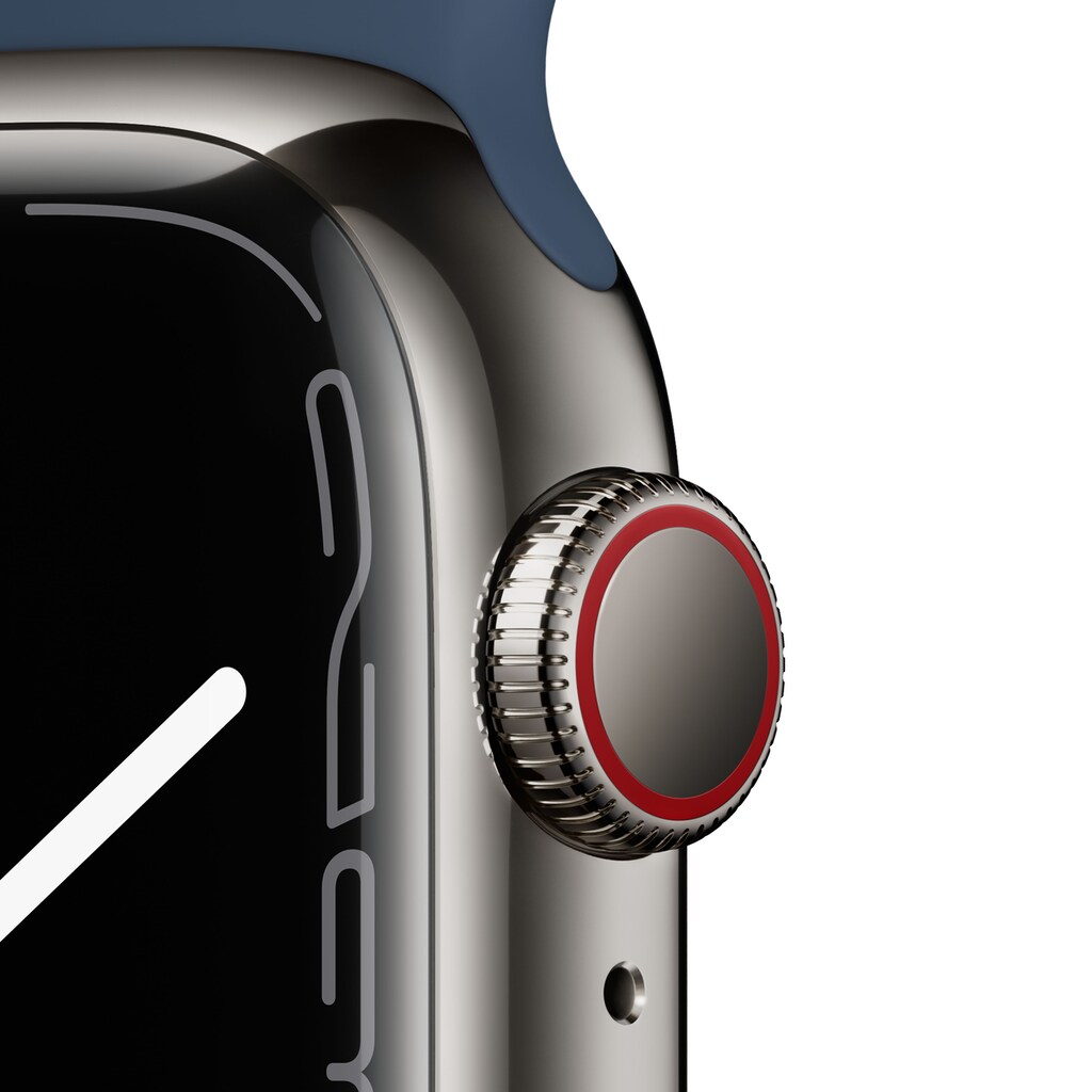 Apple Smartwatch »Series 7, GPS + Cellular, Aluminium-Gehäuse, 41mm«, (Watch OS 8)
