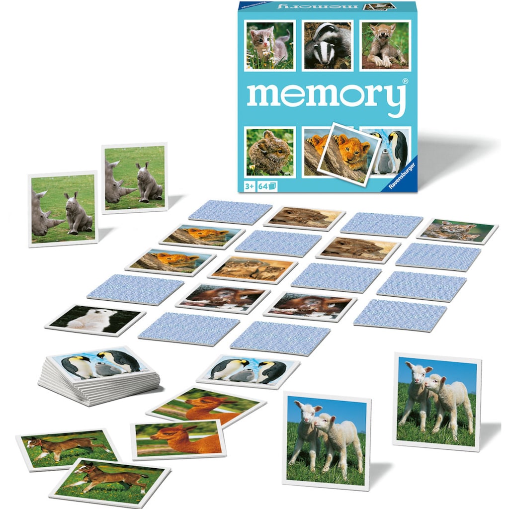 Ravensburger Spiel »memory® Tierkinder«