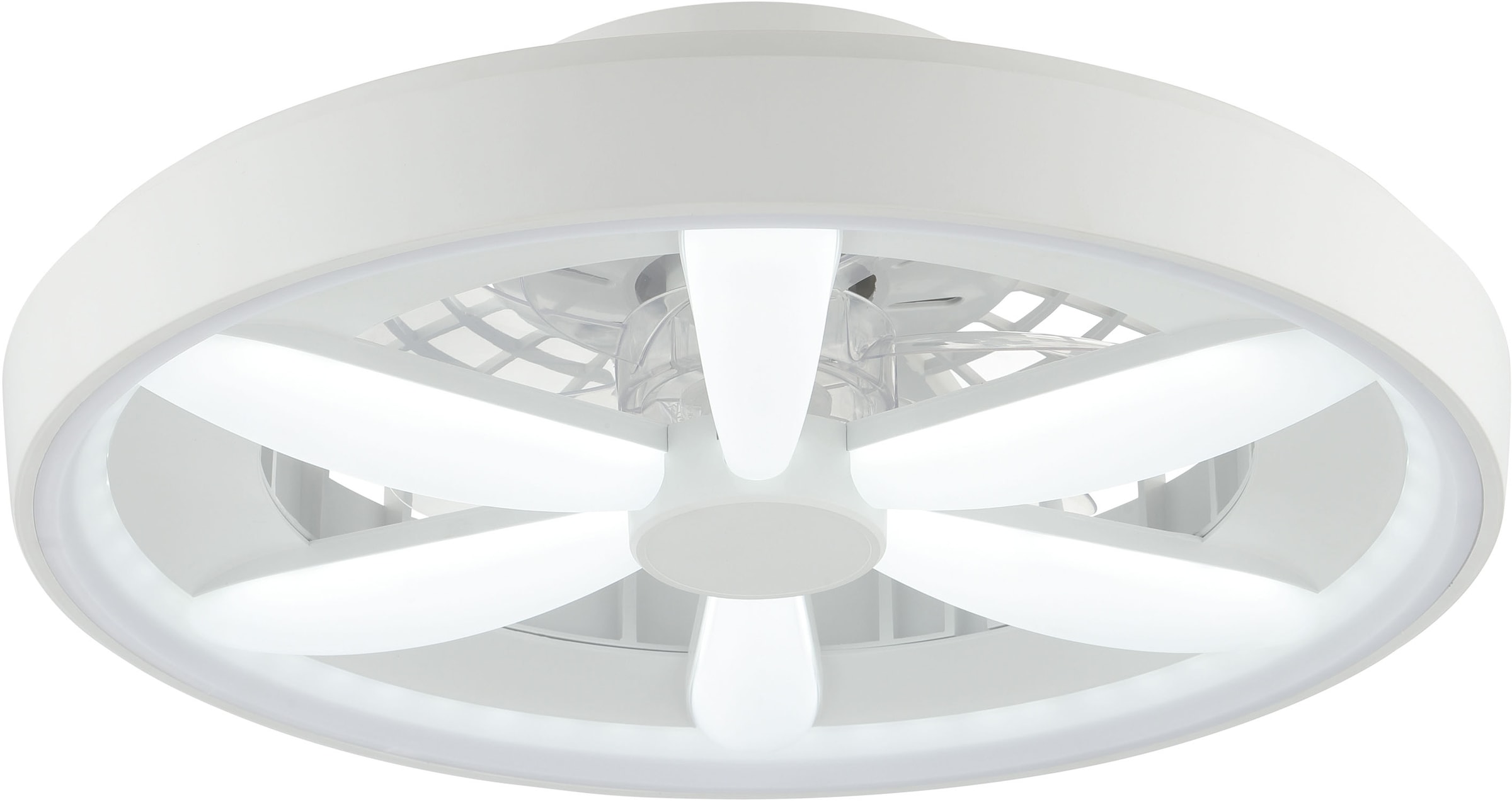 Hanseatic LED Deckenleuchte »DLV2205« LED-Modul 1 Stk. RGB | warmweiß - kaltweiß LED Ventilator, Ø 48 cm, 6400 lm, dimmbar, Fernbedienung