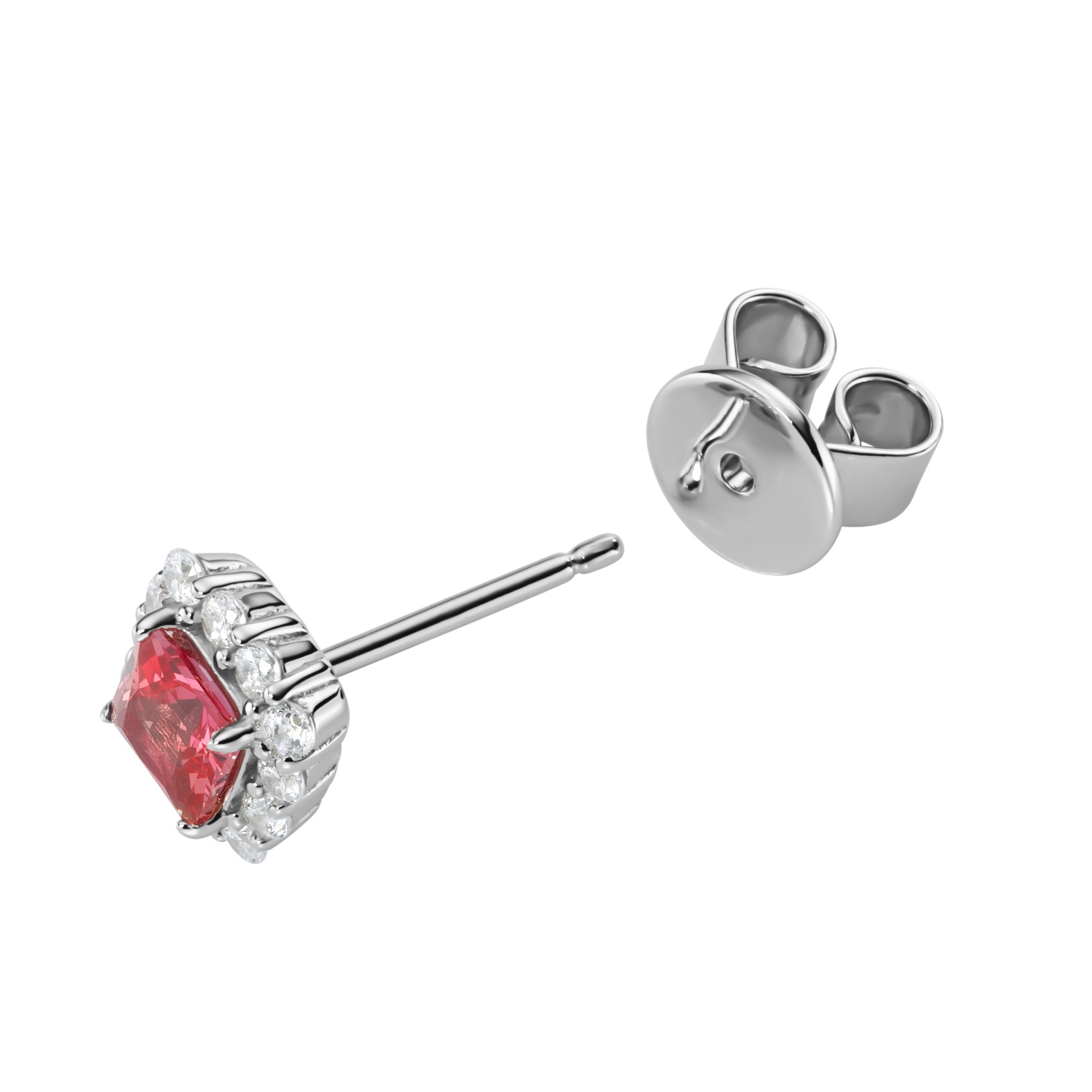 GIORGIO MARTELLO MILANO Paar Ohrstecker »Ohrstecker Ziersteine, Zirkonia weiß, Silber 925«