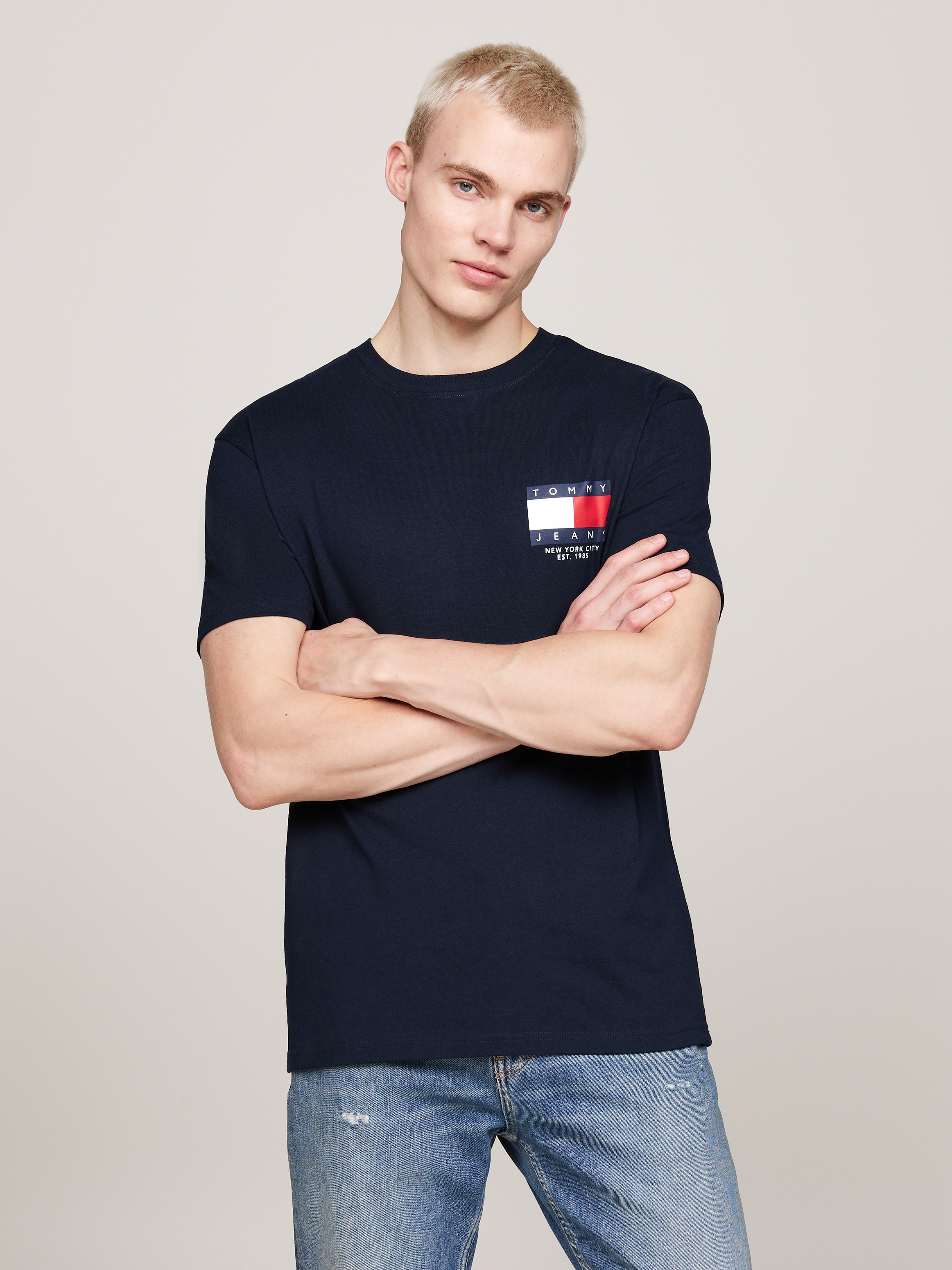 T-Shirt »TJM REG RWB SIG FLAG TEE EXT«, mit Logo-Print