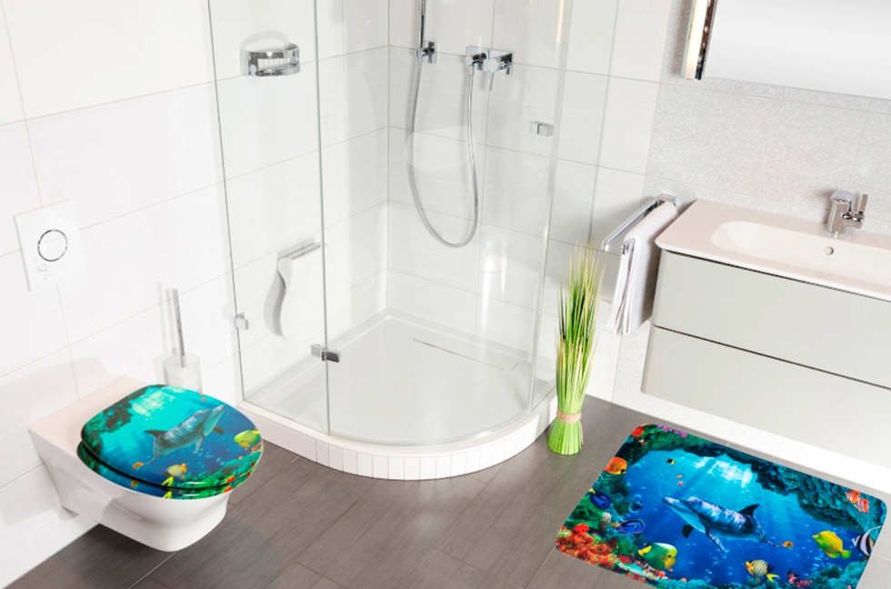 Sanilo WC-Sitz »Delphin Korallen«