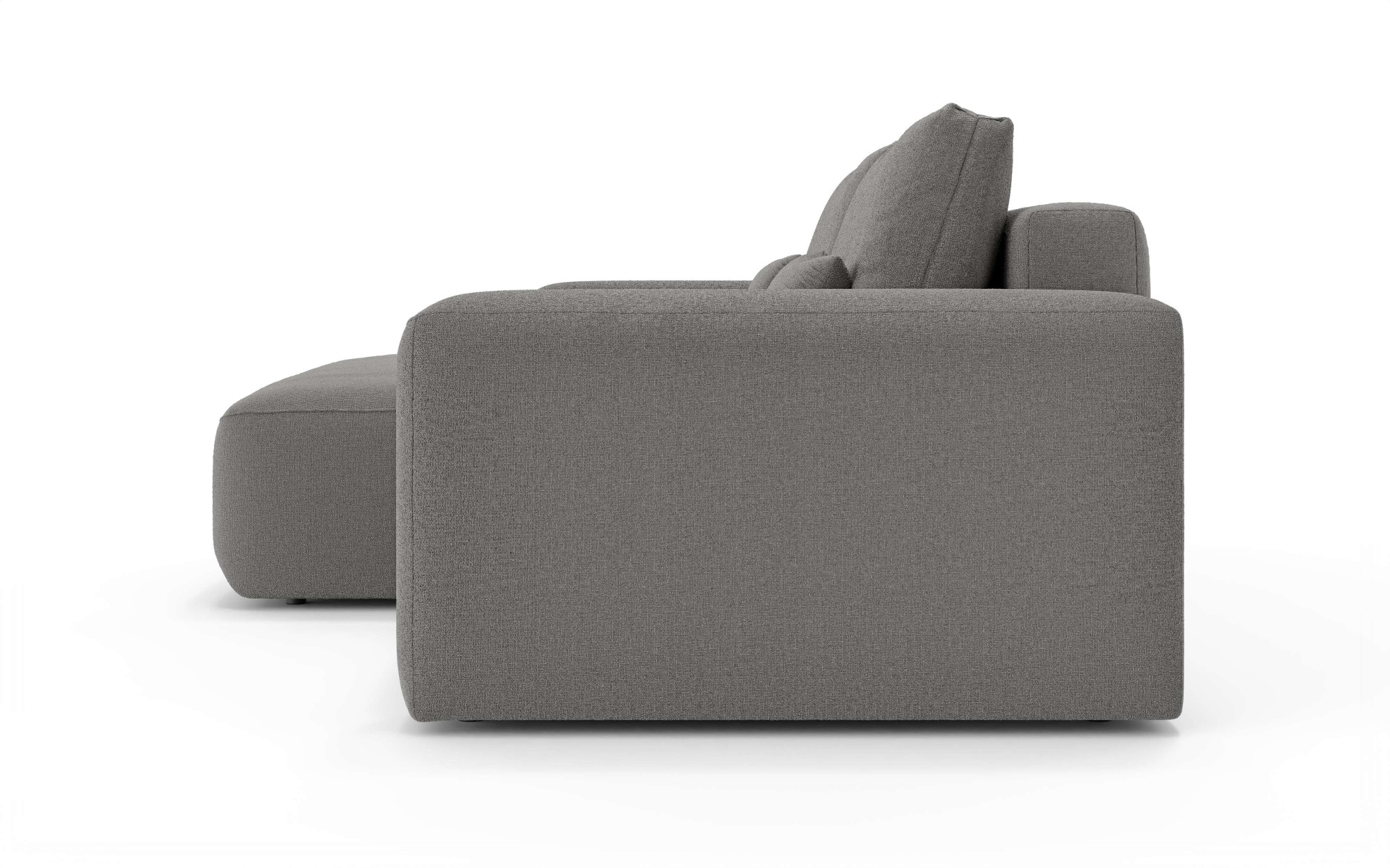 OTTO home Ecksofa »MATTS Schlafsofa mit Bettkasten, Maße B/T/H: 265/159/89 cm«, L-Form mit Recamiere rechts oder links, hoher Sitzkomfort