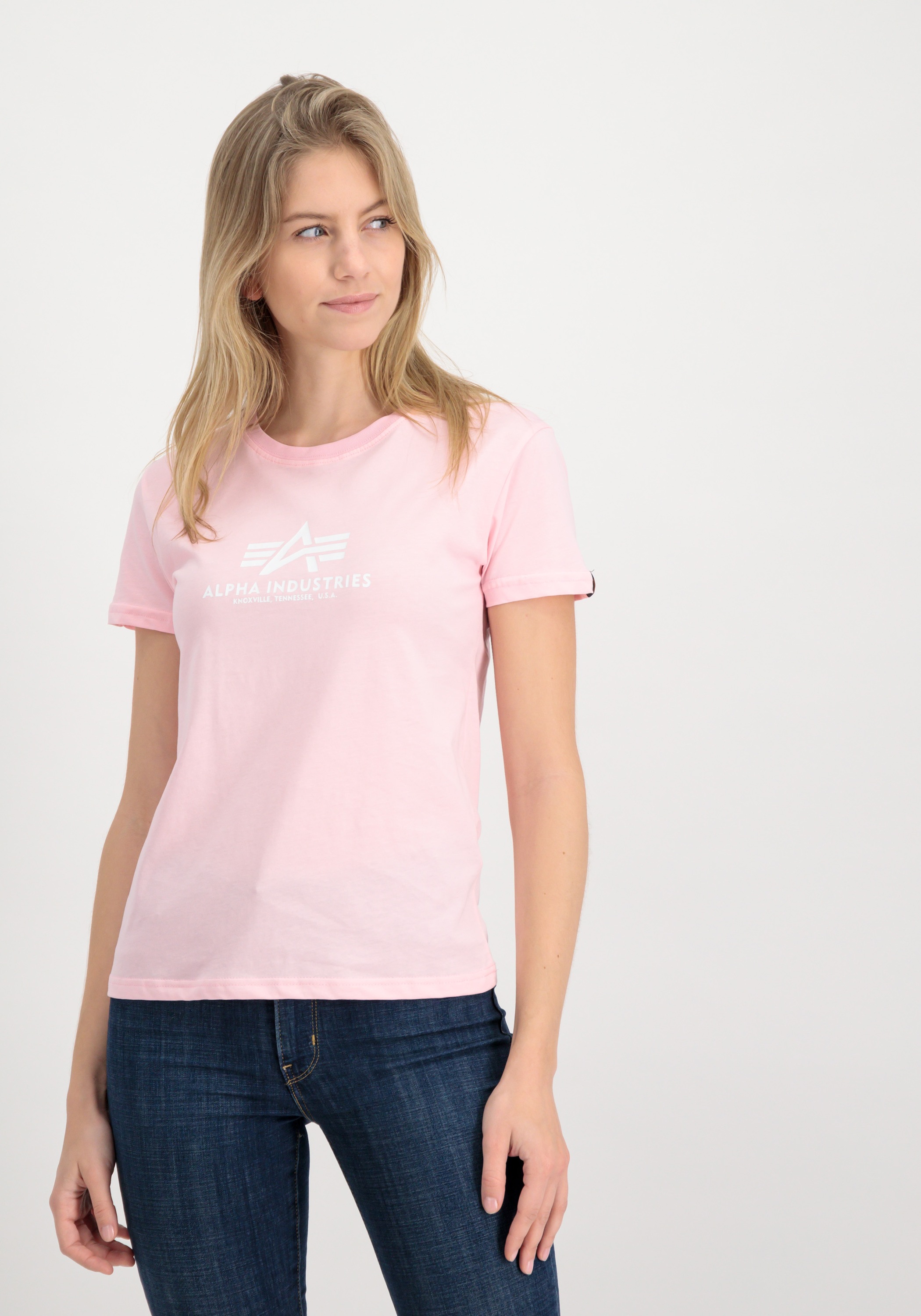 Alpha Industries T-Shirt »Alpha Industries Women - T-Shirts New Basic T-Shirt BL W«
