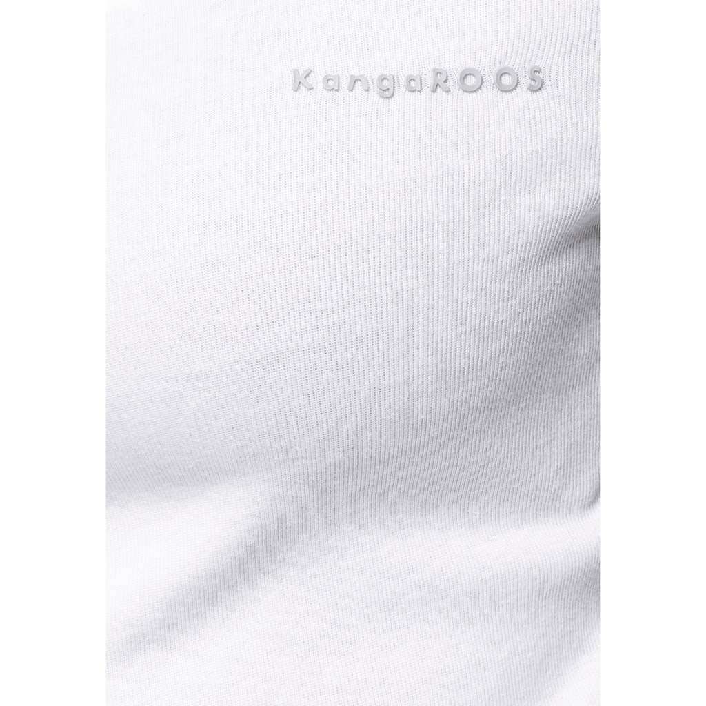 KangaROOS Langarmshirt, (Packung, 2 tlg., 2er-Pack)