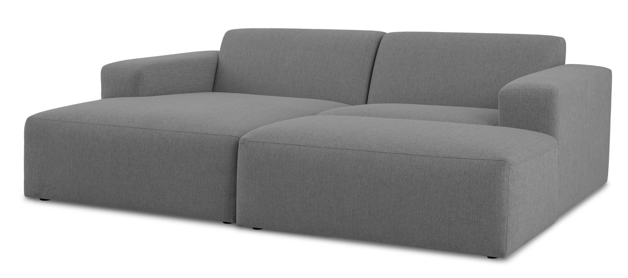INOSIGN Ecksofa »Koa,228cm, L-Form, Modulsofa, Webstoff, Cord«, Designsofa, Set, Hocker inklusive, weicher Lounge-Sitzkomfort