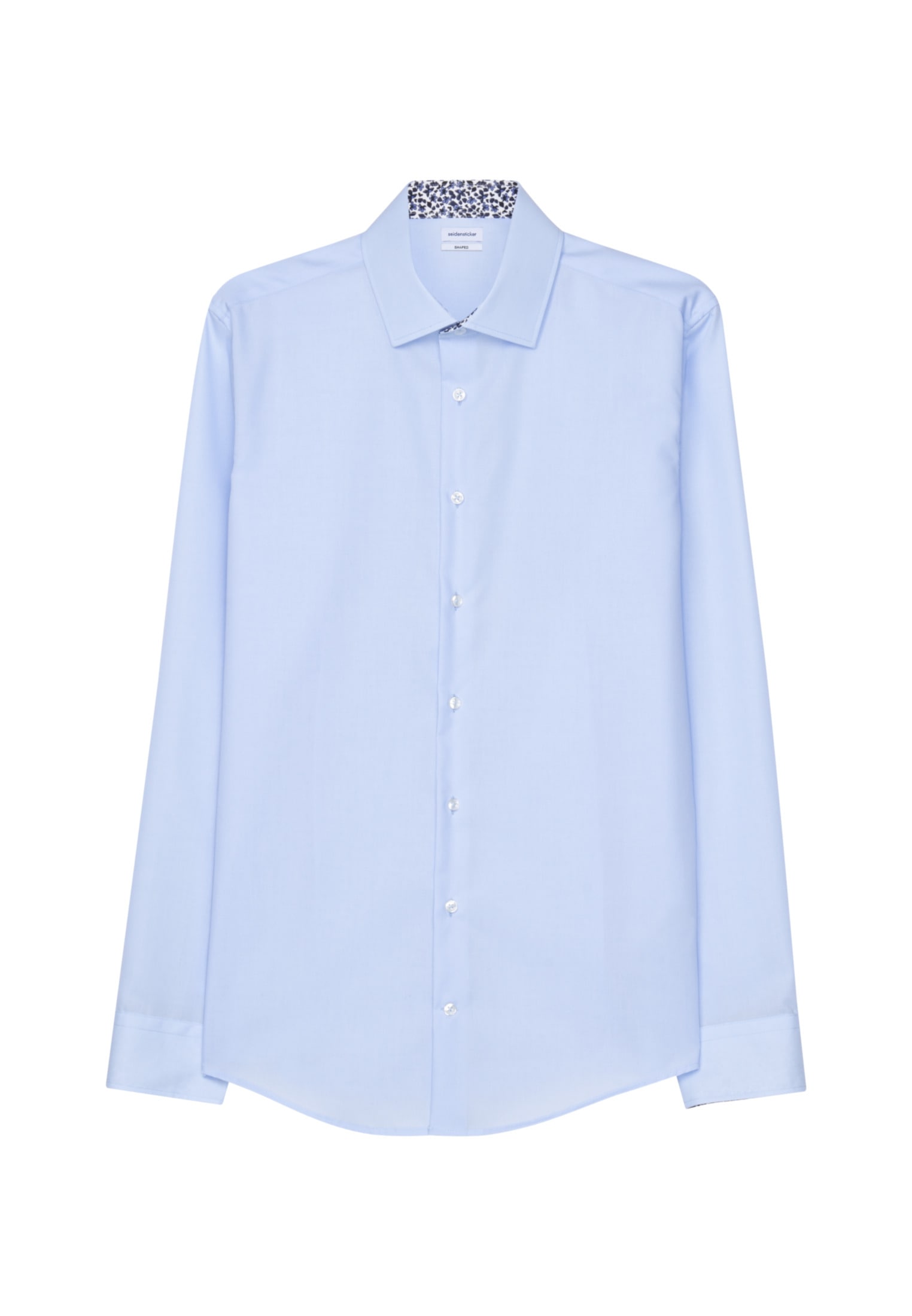 seidensticker Businesshemd »Shaped« Shaped 1/1 Extra lang Kentkragen Uni